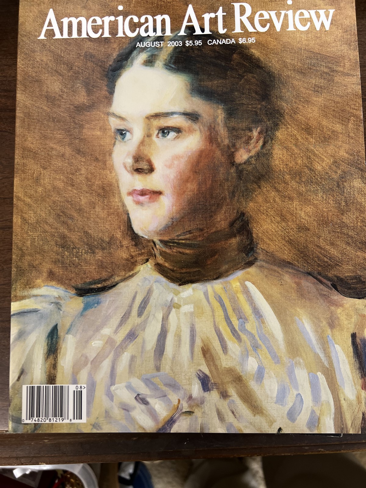 August 2003 American Art Review Magazine
