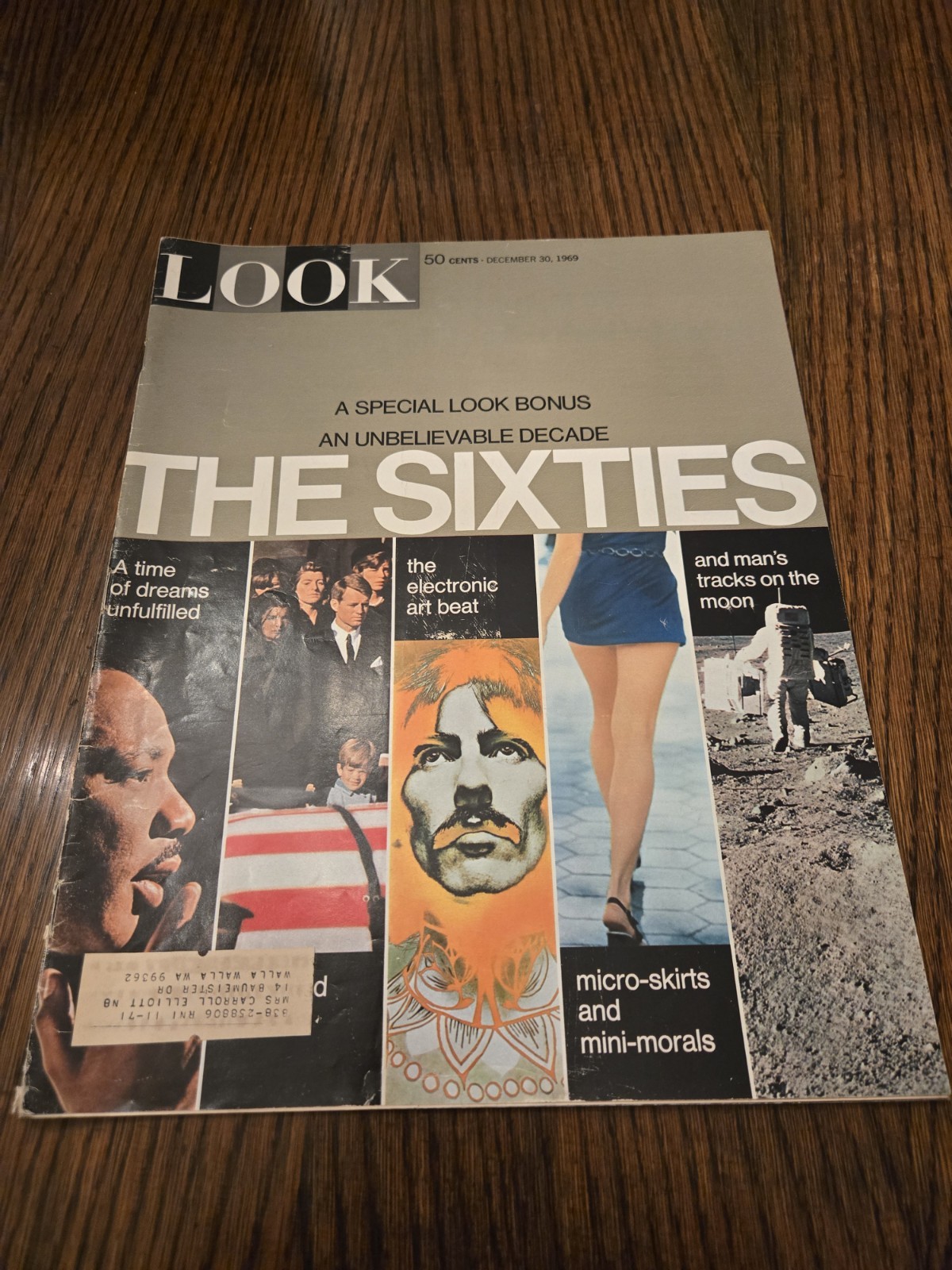 LOOK Magazine December 30 1969 The Sixties Collectible Very Nice