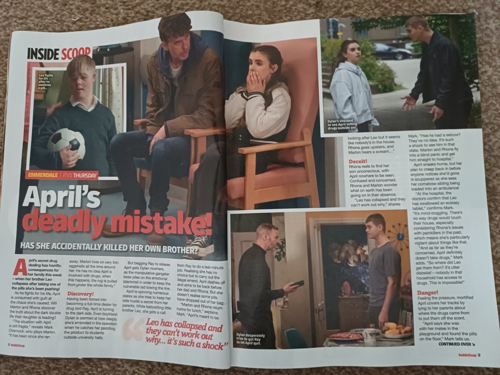 INSIDE SOAP MAGAZINE 27/09/03/10
