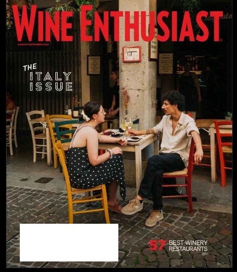 Wine Enthusiast Magazine August / September 2026 The Italy Issue 57 Best Winery
