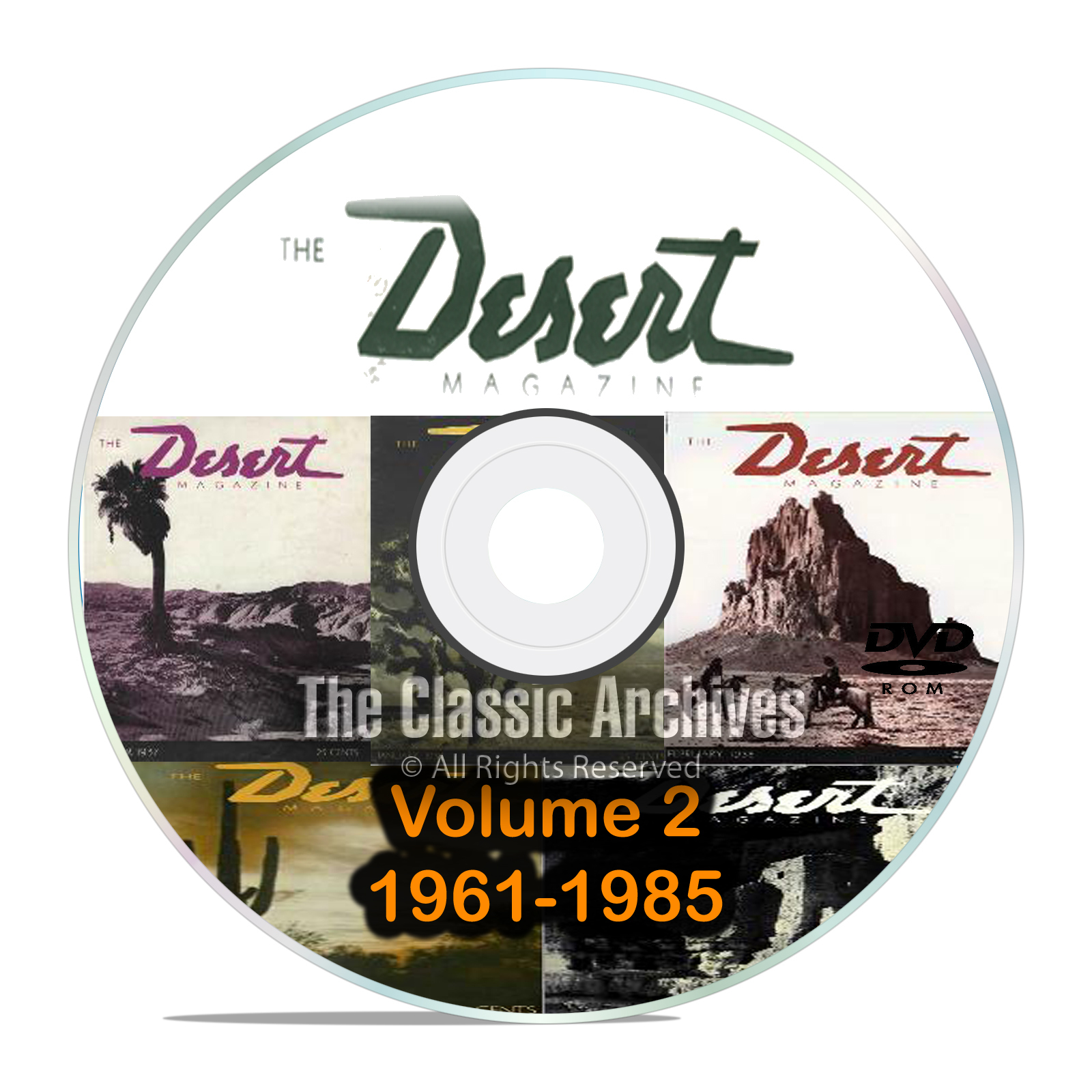 Desert Magazine, 1961-1985, Volume 2, Back Issues, Treasure Hunting CD DVD B58