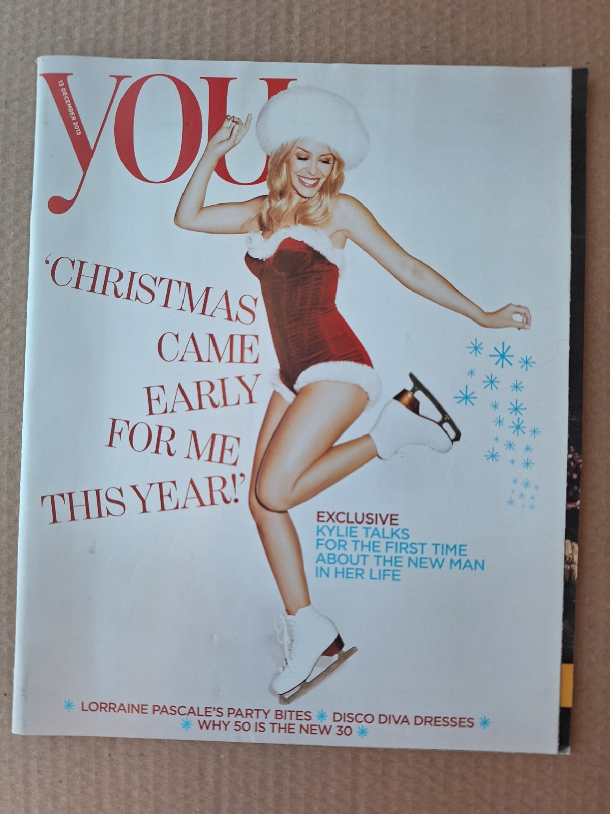 KYLIE MINOGUE Daily Mail YOU Magazine Christmas Issue Kylie Minogue Interview