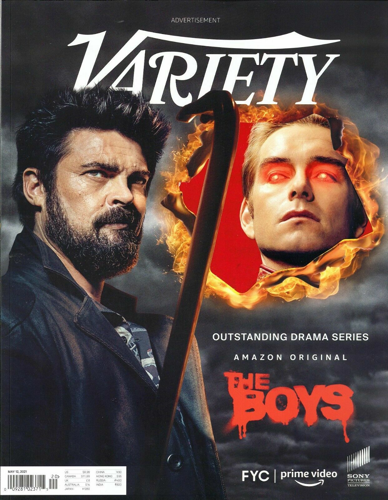 VARIETY MAGAZINE MAY 12, 2021 / THE BOYS
