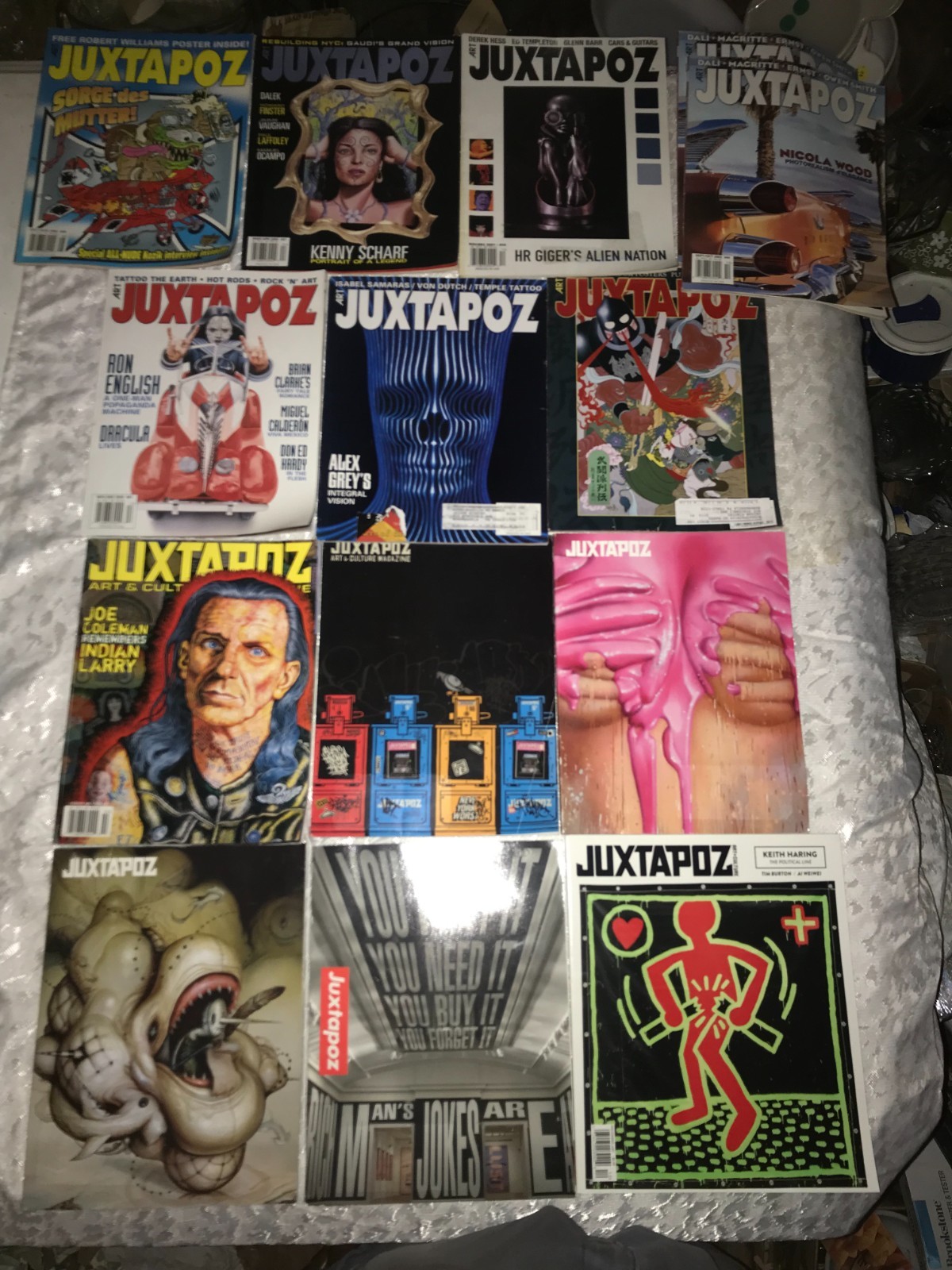 MIXED LOT of 14 JUXTAPOZ Arts&Culture MAGAZINE 2002-2014 Issues #35 37 39 40 41