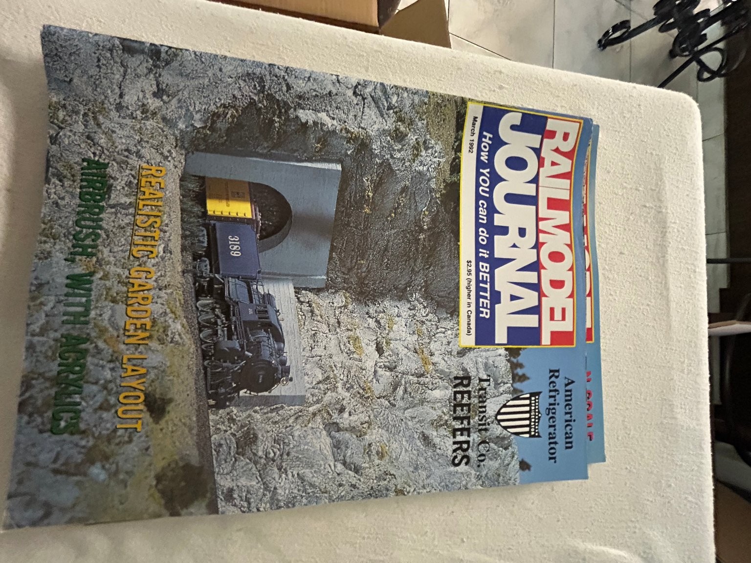 Rail Model Journal Magazine March 1992 Realistic Garden Layout Union Pacific