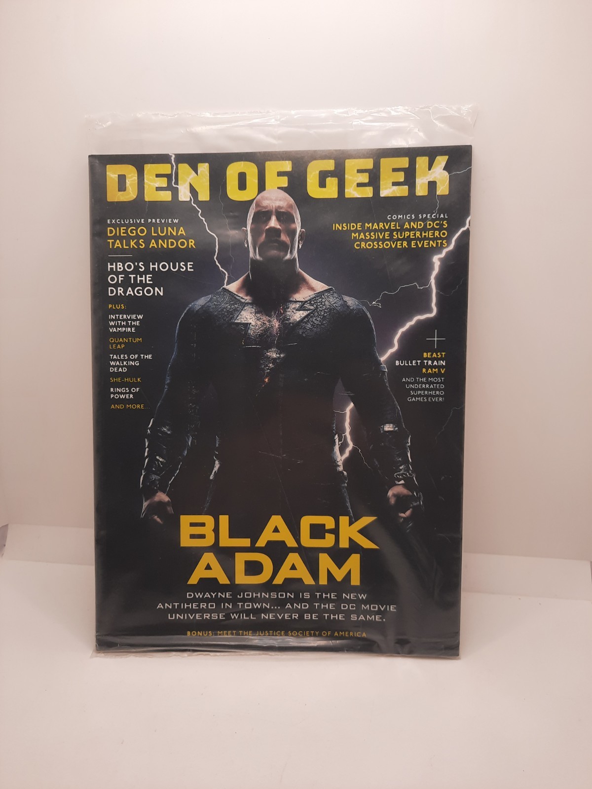 DEN OF GEEK Magazine BLACK ADAM & SANDMAN Set Issue 7 Fall 2022 NEW/SEALED