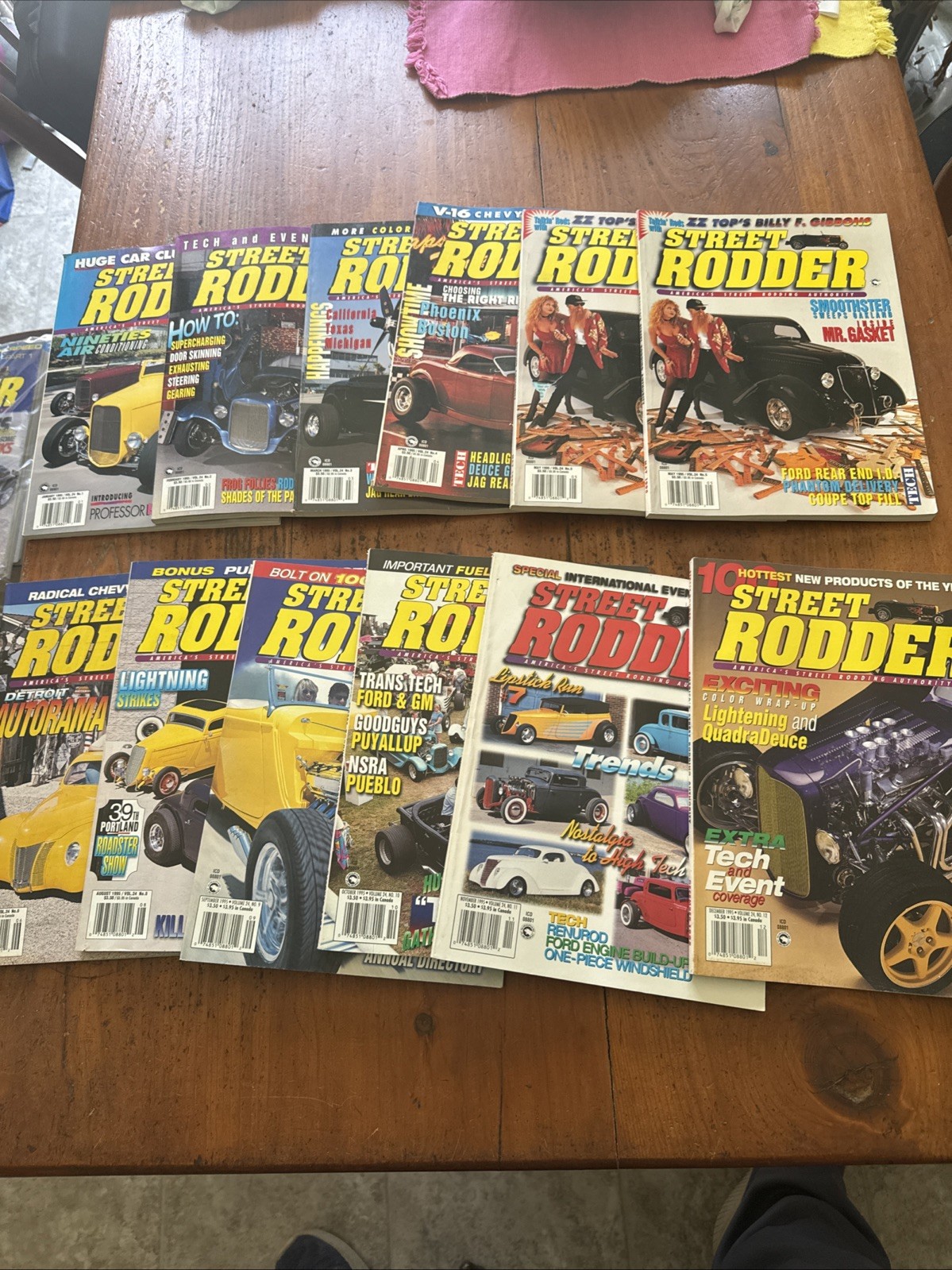 1995 Street Rodder Magazine Full Year Twelve Issues