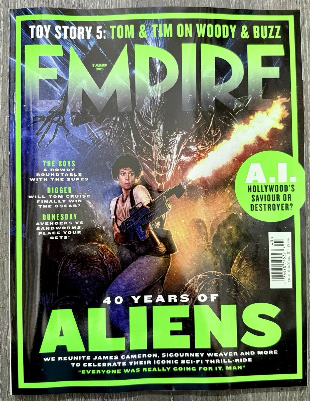 EMPIRE MAGAZINE UK – SUMMER 2026- 40 YEARS IF ALIENS – BRAND NEW