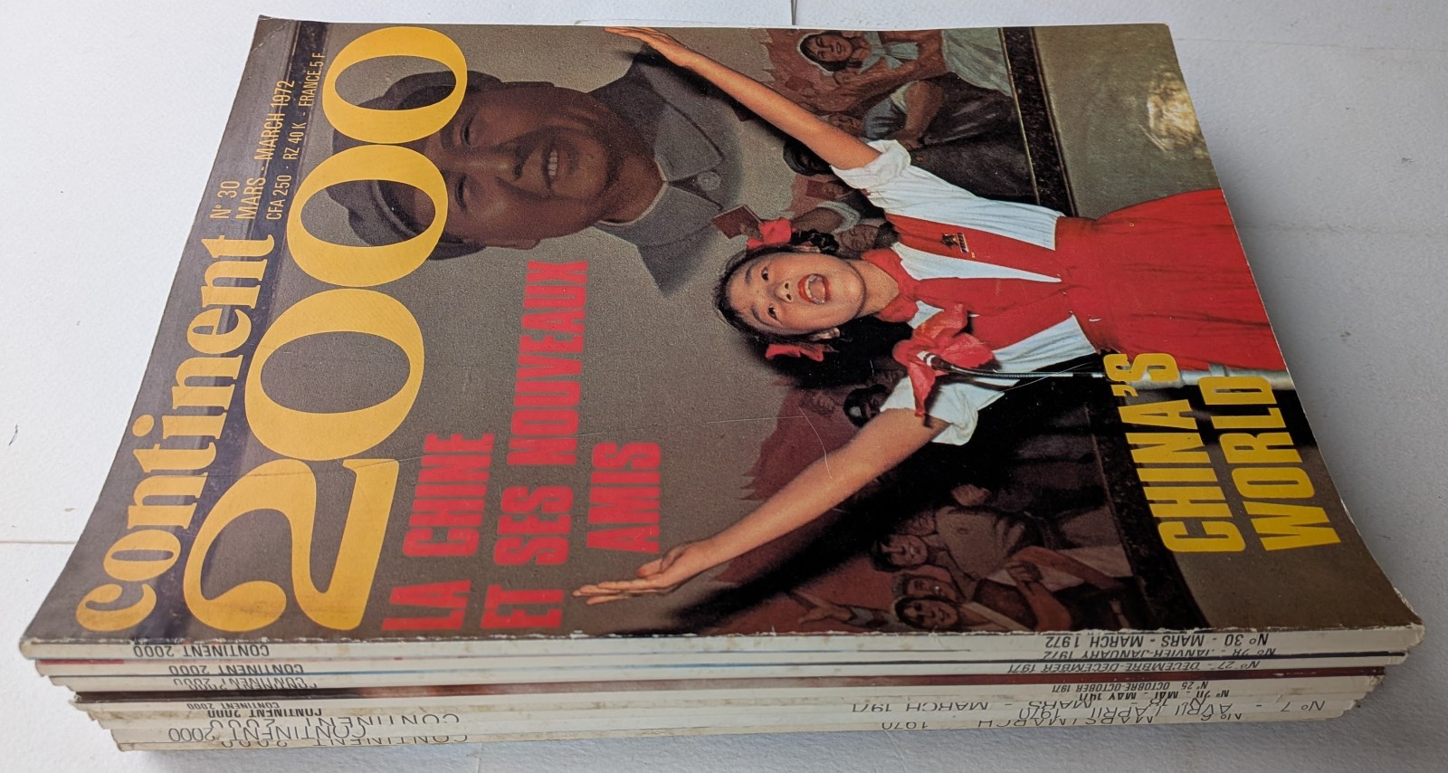 10x Continent 2000 magazine revue Africa 1970-2 English/French Groupe Mali Zaire
