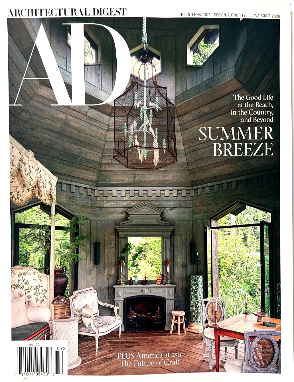 AD Architectural Digest Magazine America at 250 Summer Breeze July August 2026
