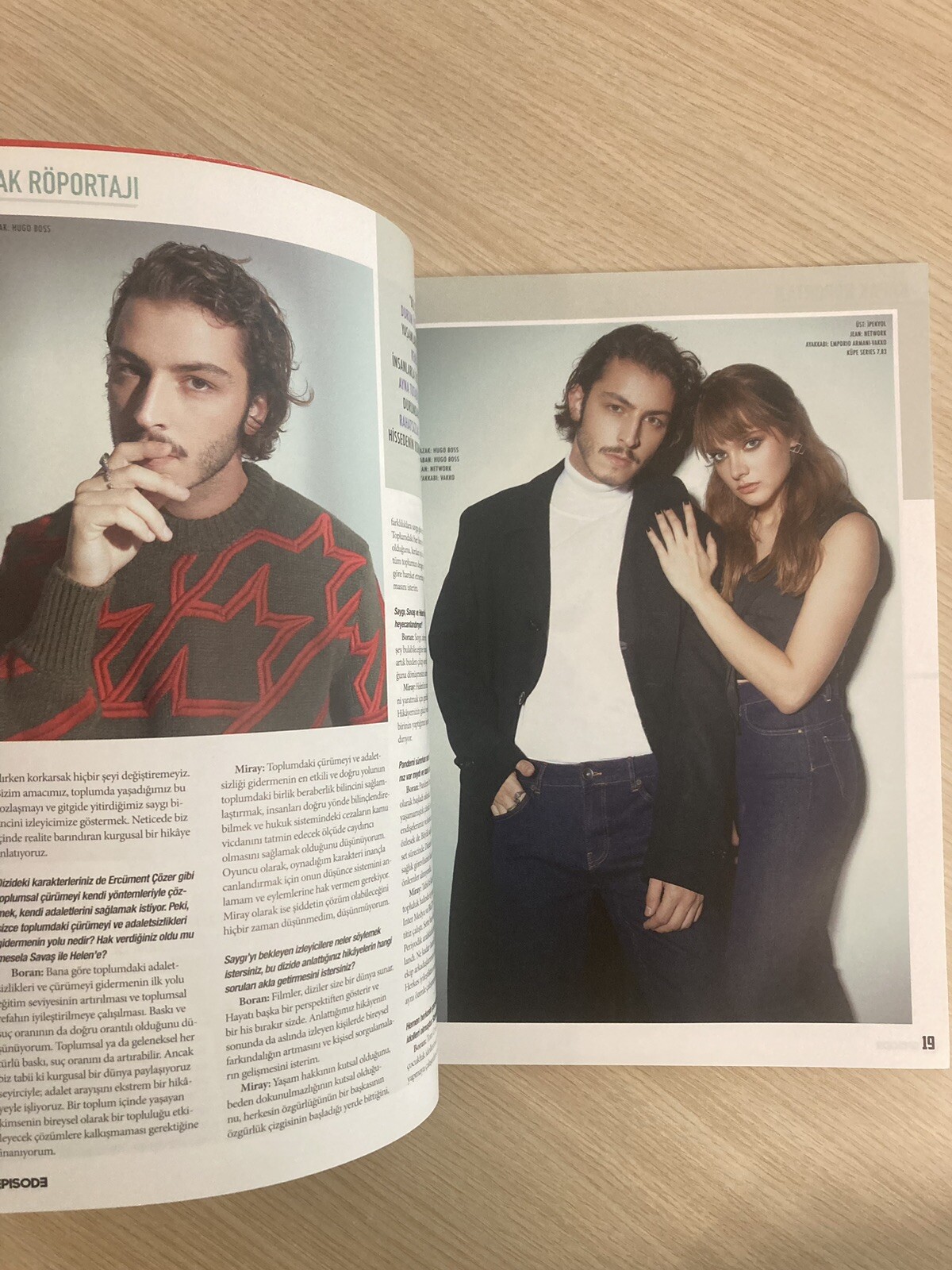 Episode Magazine Turkey Nov Dec 22 Boran Kuzum & Miray Daner cover