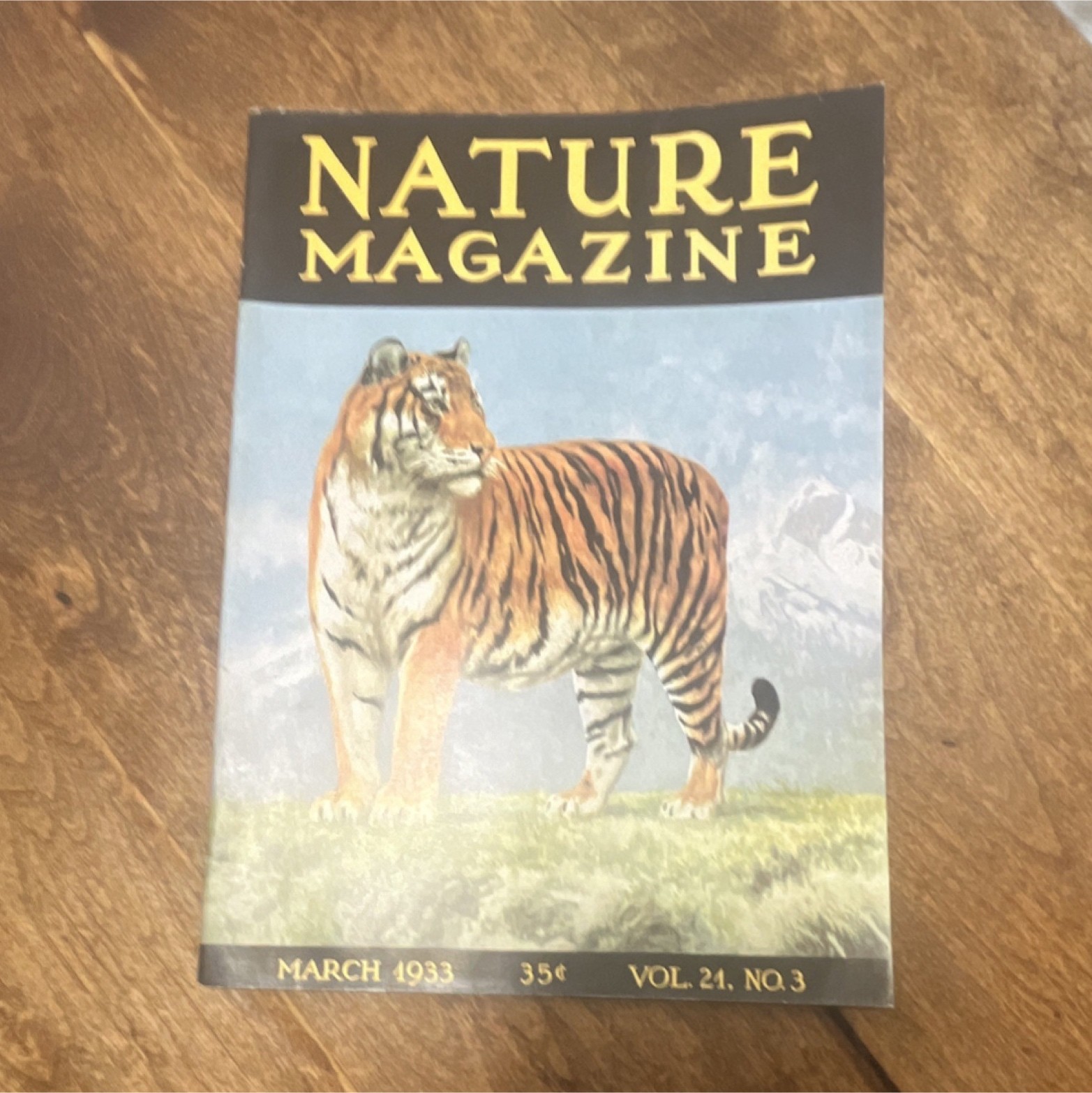 Nature Magazine Illustrated March 1933 Vol. 21 No. 3 Tiger Nature & Outdoors