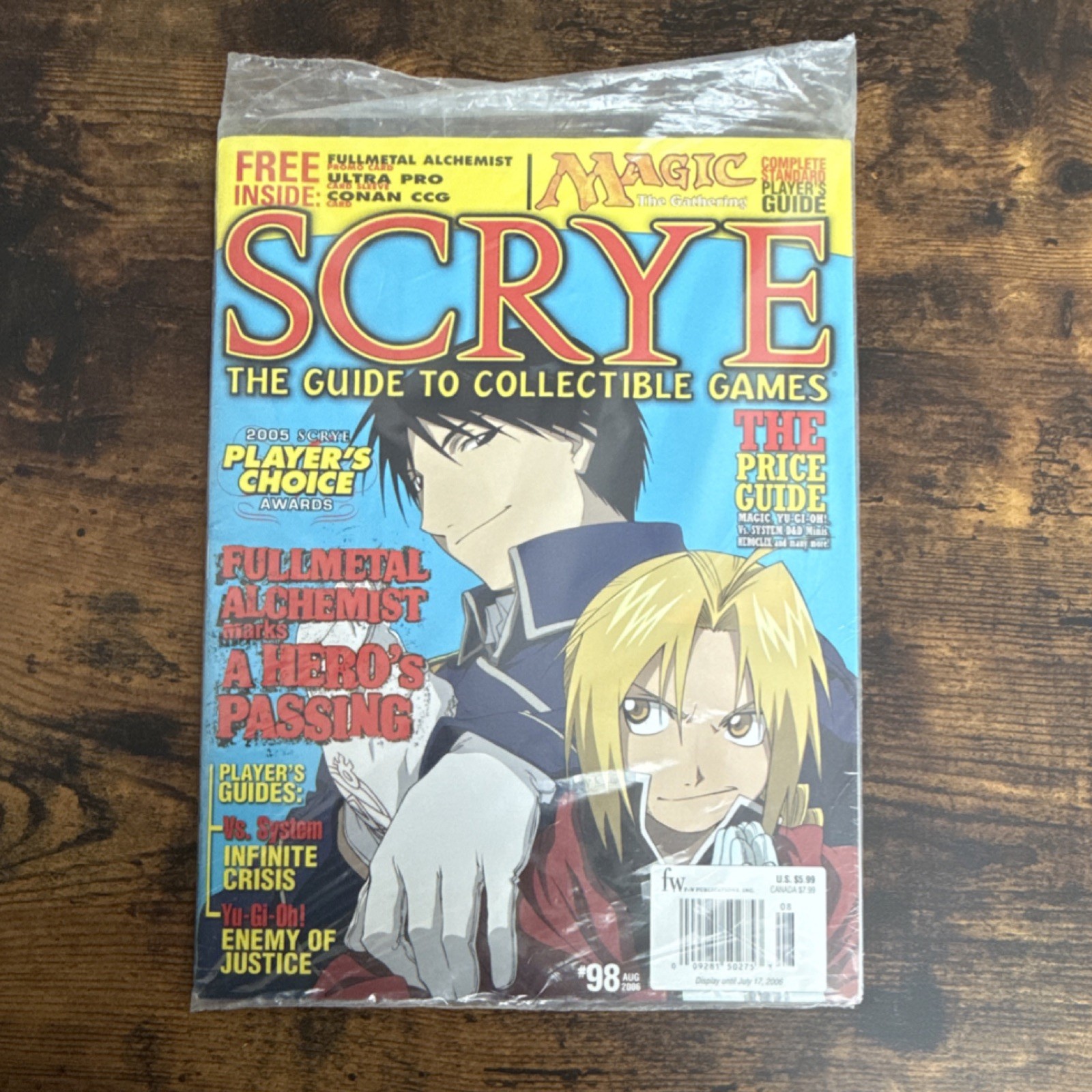 Scrye Magazine #98 Aug 2006 Sealed Fullmetal Alchemist