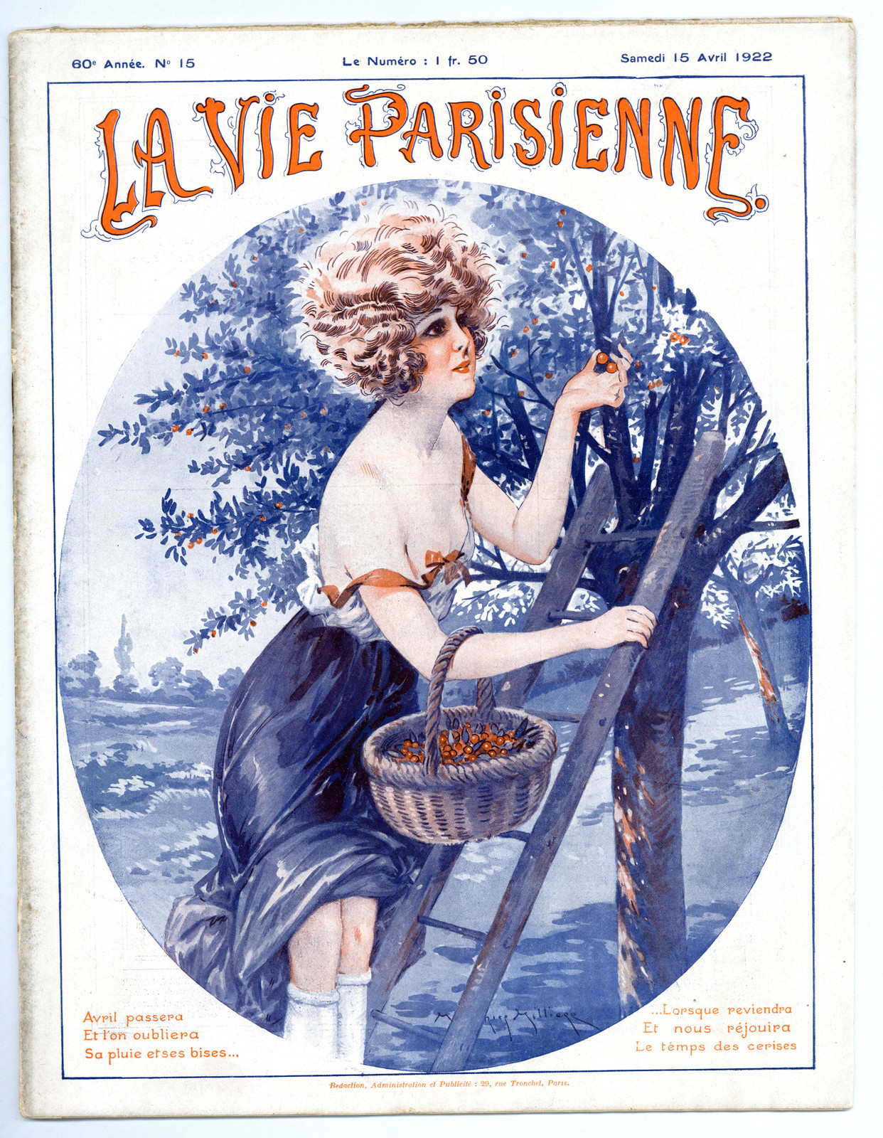 La Vie Parisienne Magazine Vol. 60 #15 VG 1922