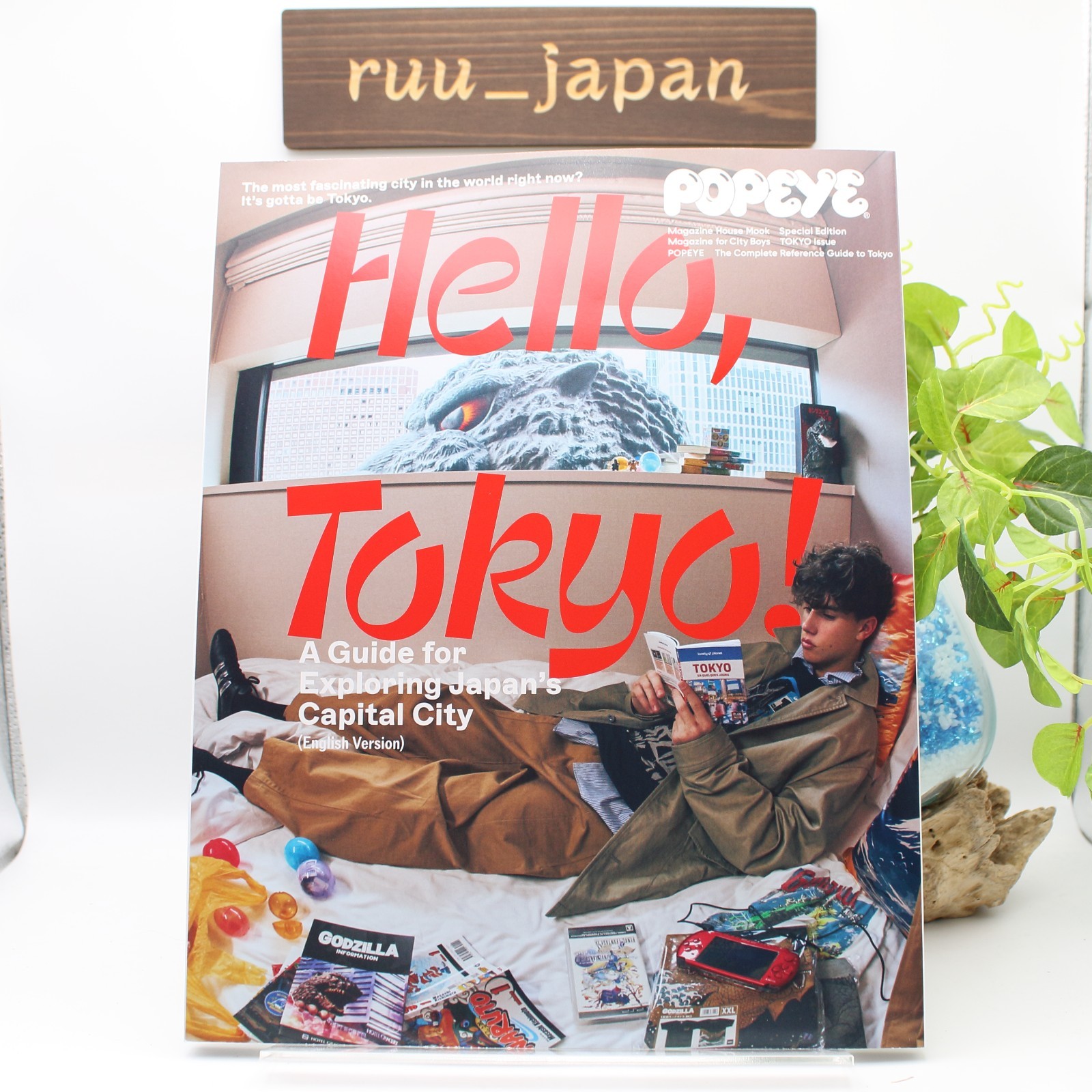 Book Popeye Special Edition Hello Tokyo Mag Japan English Ver. Travel Guide New