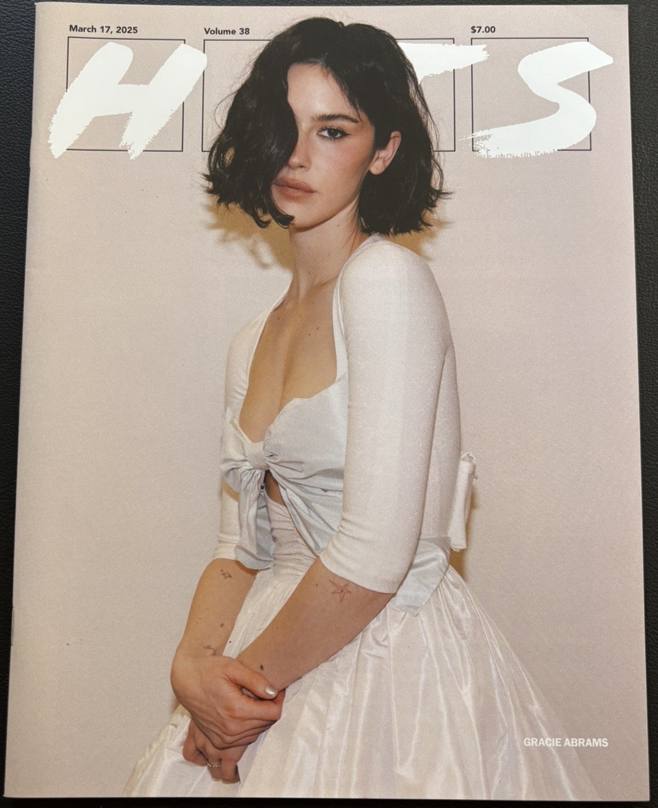 Gracie Abrams HITS Magazine Cover RARE Limited March 17, 2025