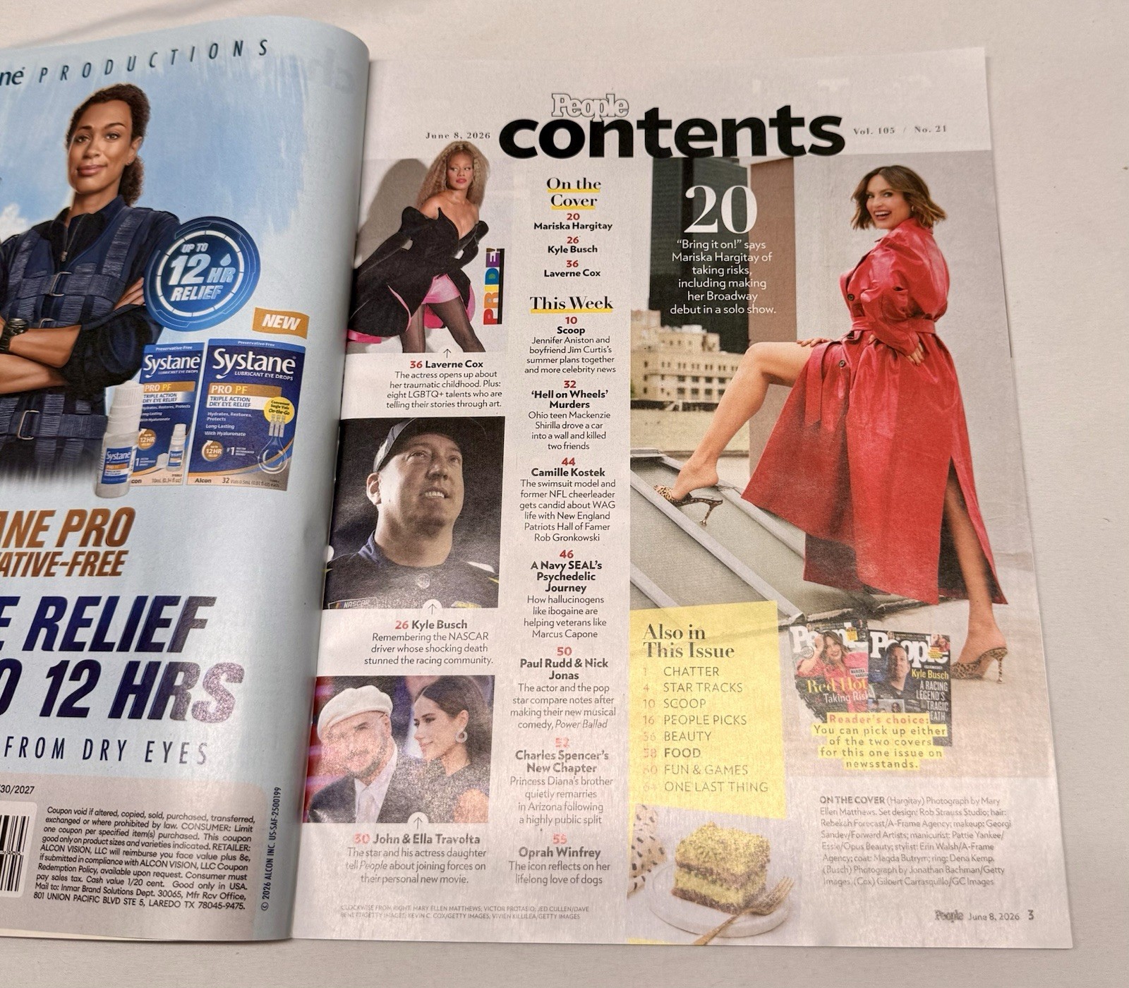 People Magazine June 8 2026 Vol 105 Issue 21 English Illustrated Hargitay