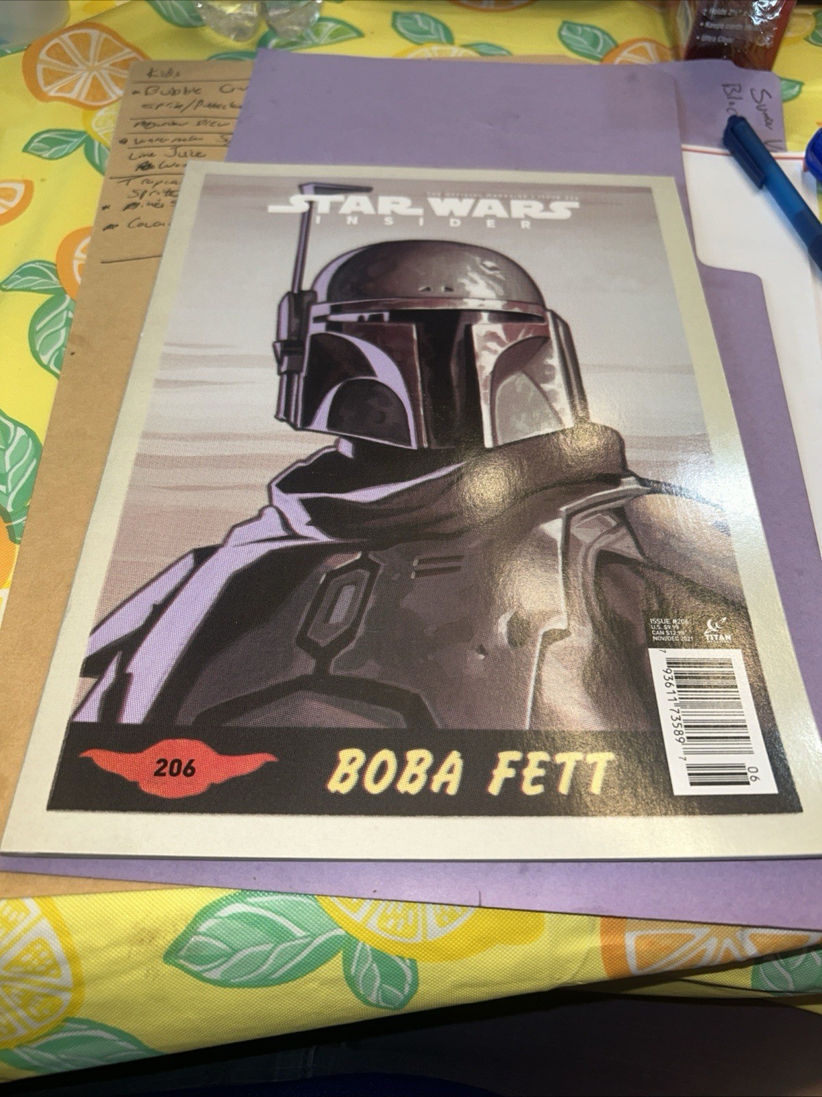 Star Wars Insider Magazine #206 – Nov/Dec 2021 – FOC Exclusive Cover