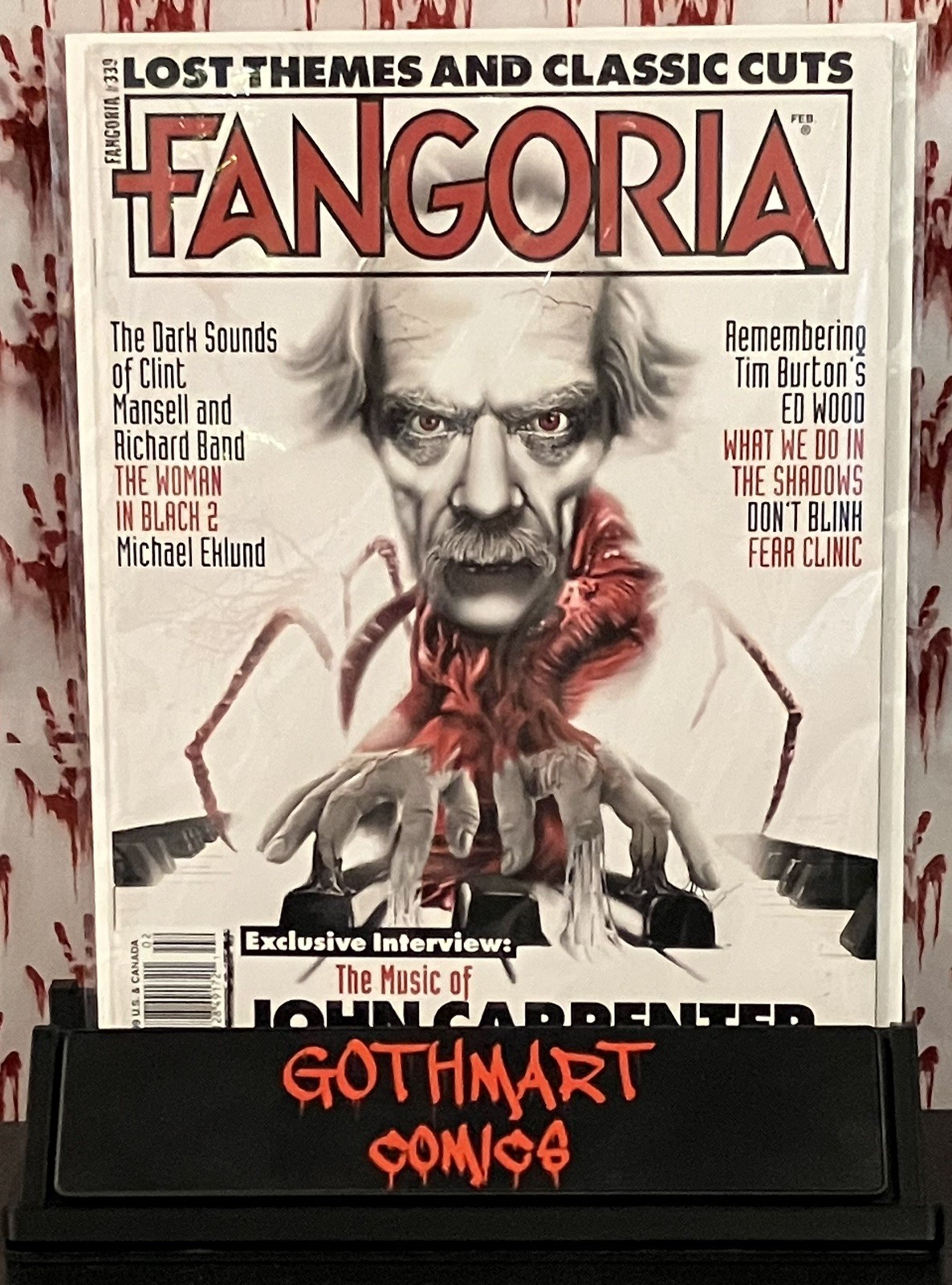 Fangoria Magazine #339 featuring Music of John Carpenter, Clint Mansell VF