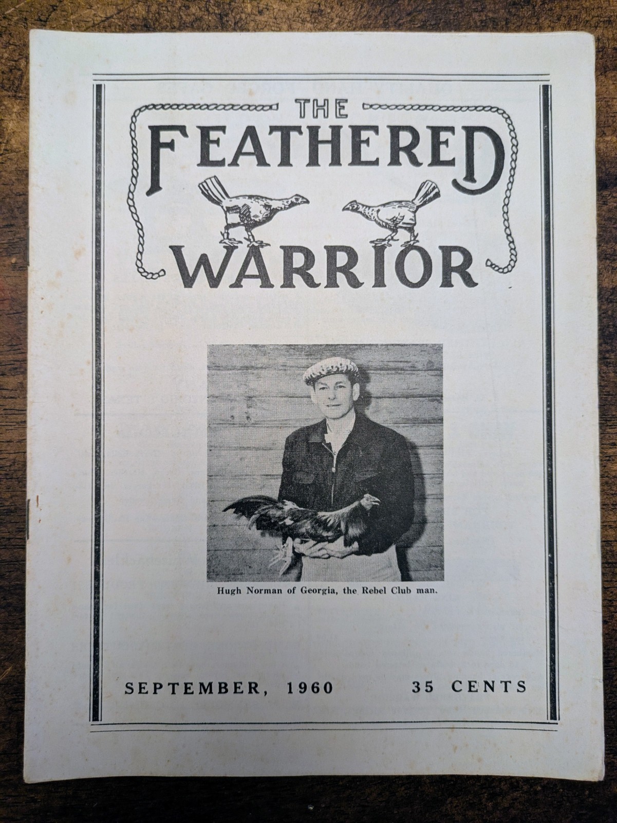 «The Feathered Warrior» POULTRY MAGAZINES 1960s Free Shipping Gamefowl 8 Issues