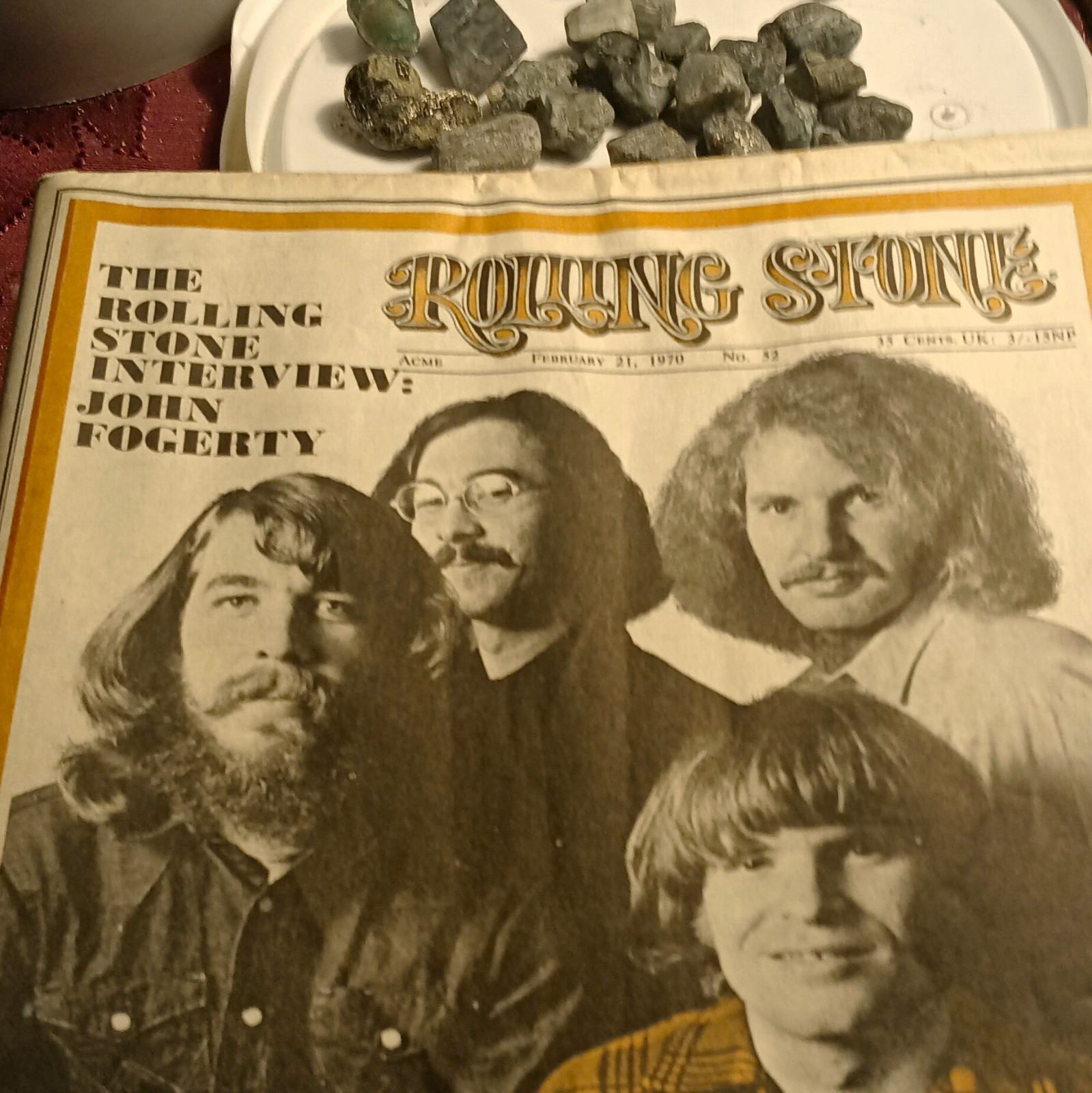 Rolling Stone Issue #53 Feb 21 1970 John Fogerty Illustrated Magazine