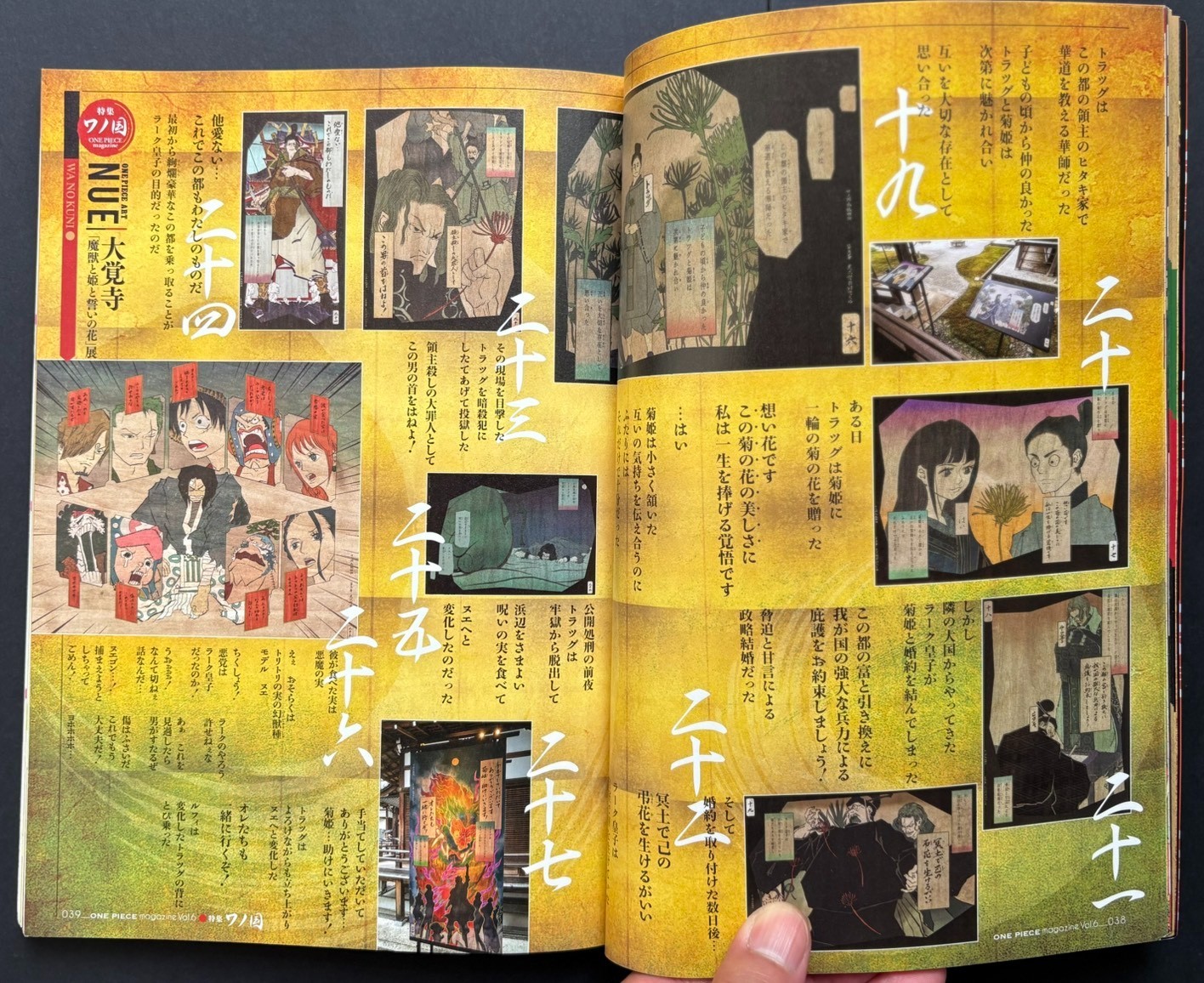 ONE PIECE Magazine Vol. 6 Wano Country Art Book Eiichiro Oda Used Japan