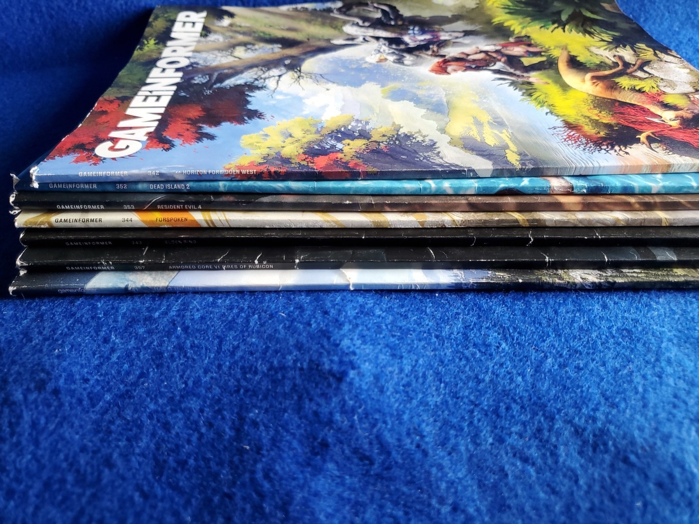 Game Informer Magazine Lot of 7 Gaming Issues Horizon Forbidden West GI