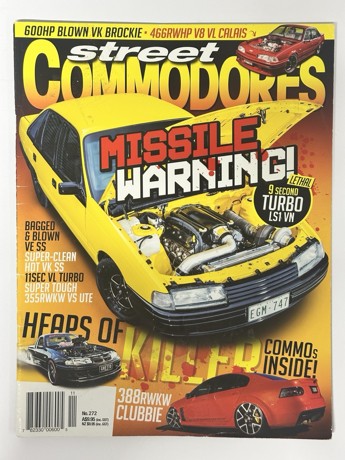 Street Commodores Magazine – 5 Issue Bundle. Issues 266. 267. 269. 271. 272.