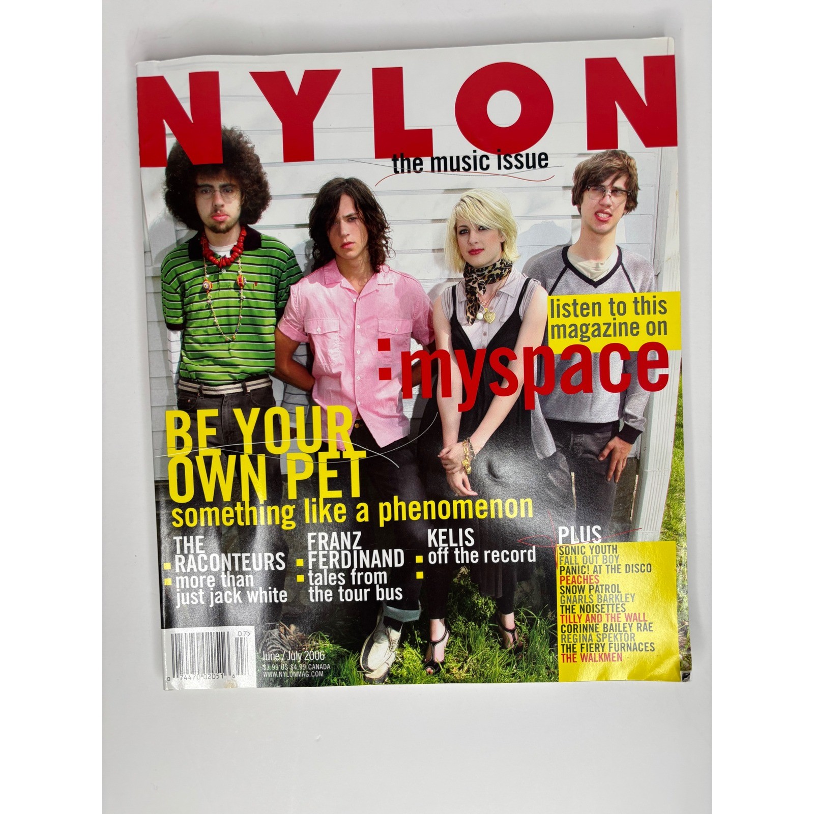 Nylon Magazine Music Issue Be Your Own Pet Franz Ferdinand 2006