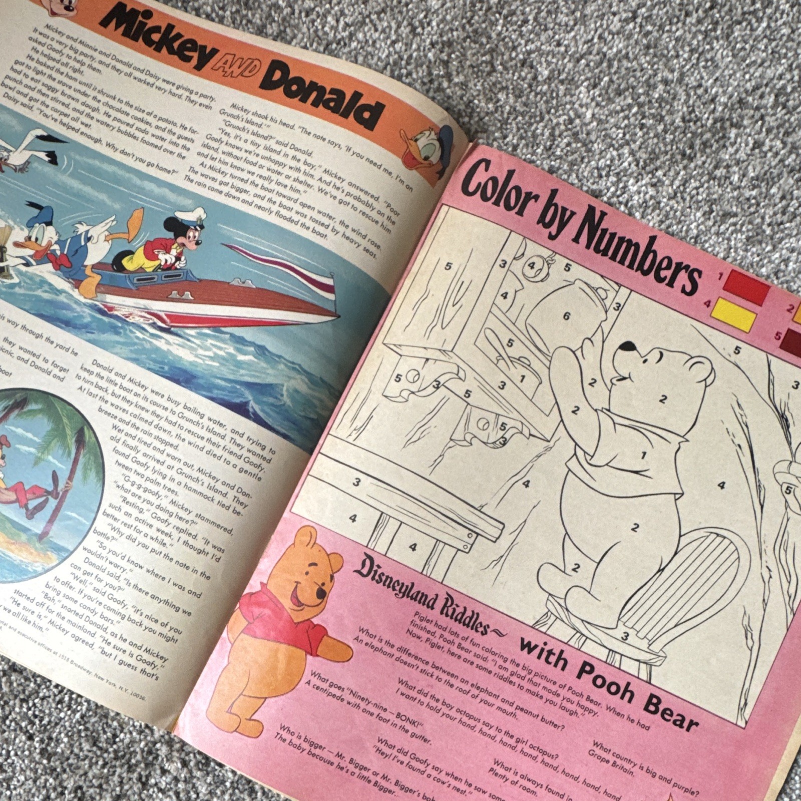 Disneyland Magazine for Beginning Readers #2 May 1972 Illustrated Fawcett