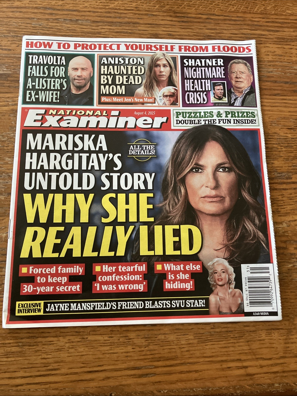 NATIONAL EXAMINER MAGAZINE AUGUST 4, 2025 FREE SHIPPING