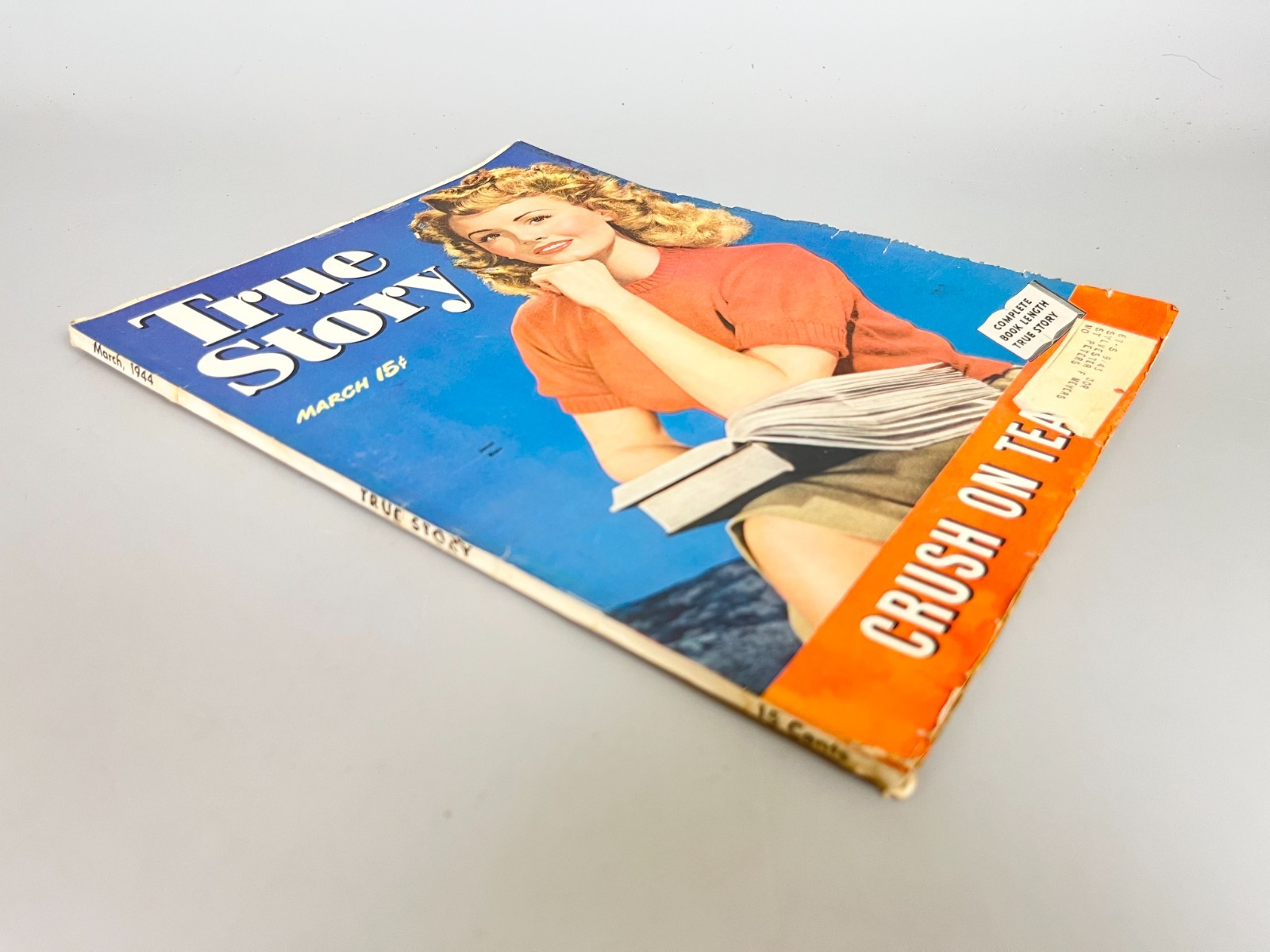 True Story Magazine March 1944 WW2 Home Front Vintage 1940s Janet Blair Cover