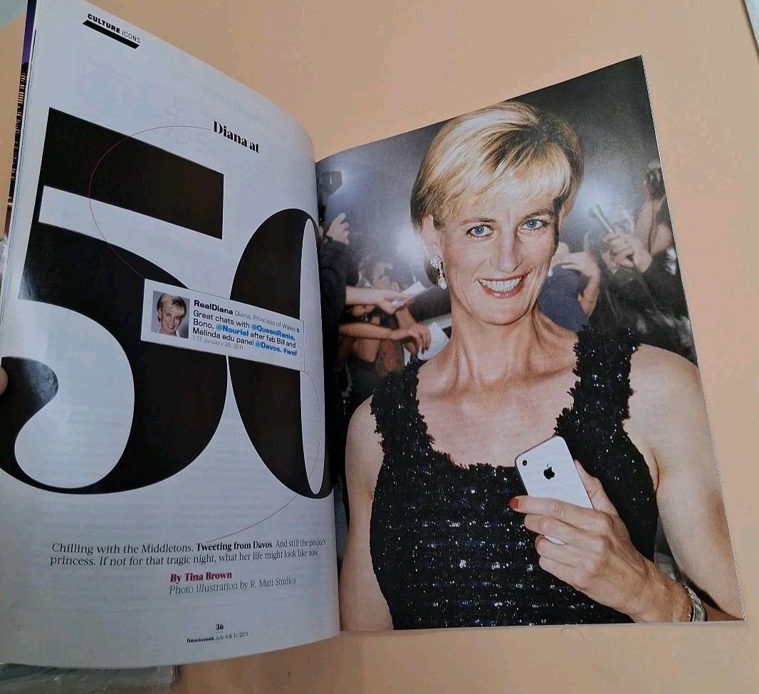 🤩Newsweek 2 Issues 5/9/11 & 7/4/11 Royal Wedding & Diana at 50 If she were here