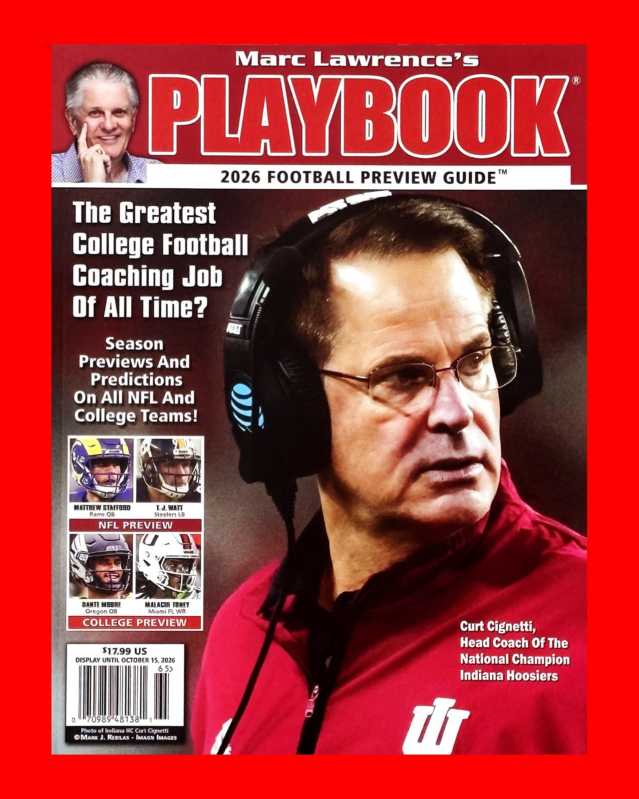 MARC LAWRENCE’S PLAYBOOK 2026 FOOTBALL PREVIEW GUIDE – COLLEGE & NFL