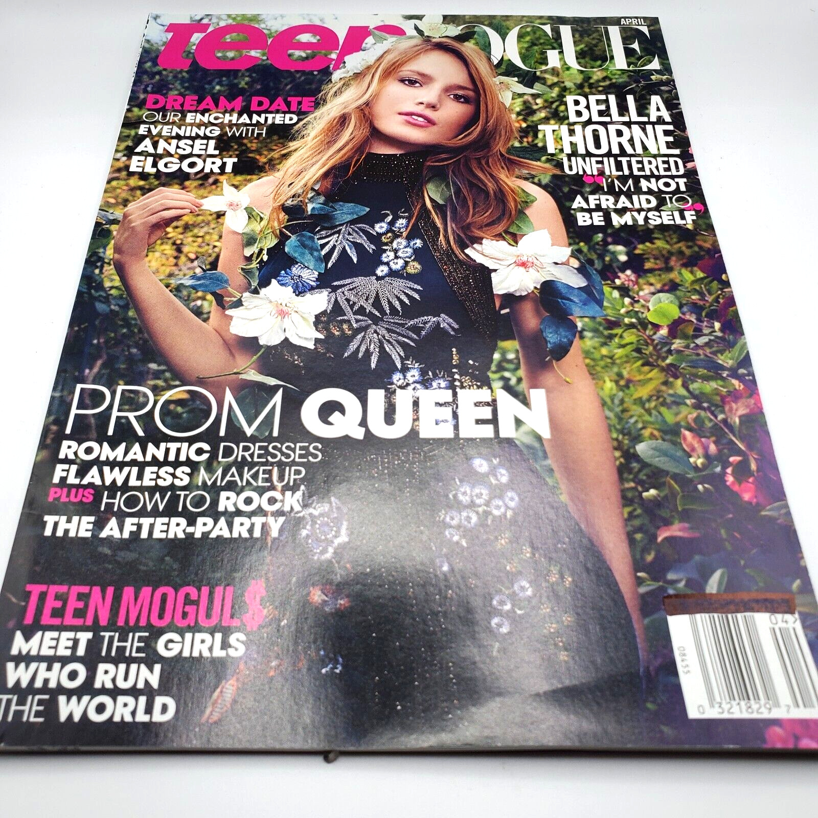 Teen Vogue Magazine April 2015 Bella Thorne Unfiltered Prom Queen Teen Moguls