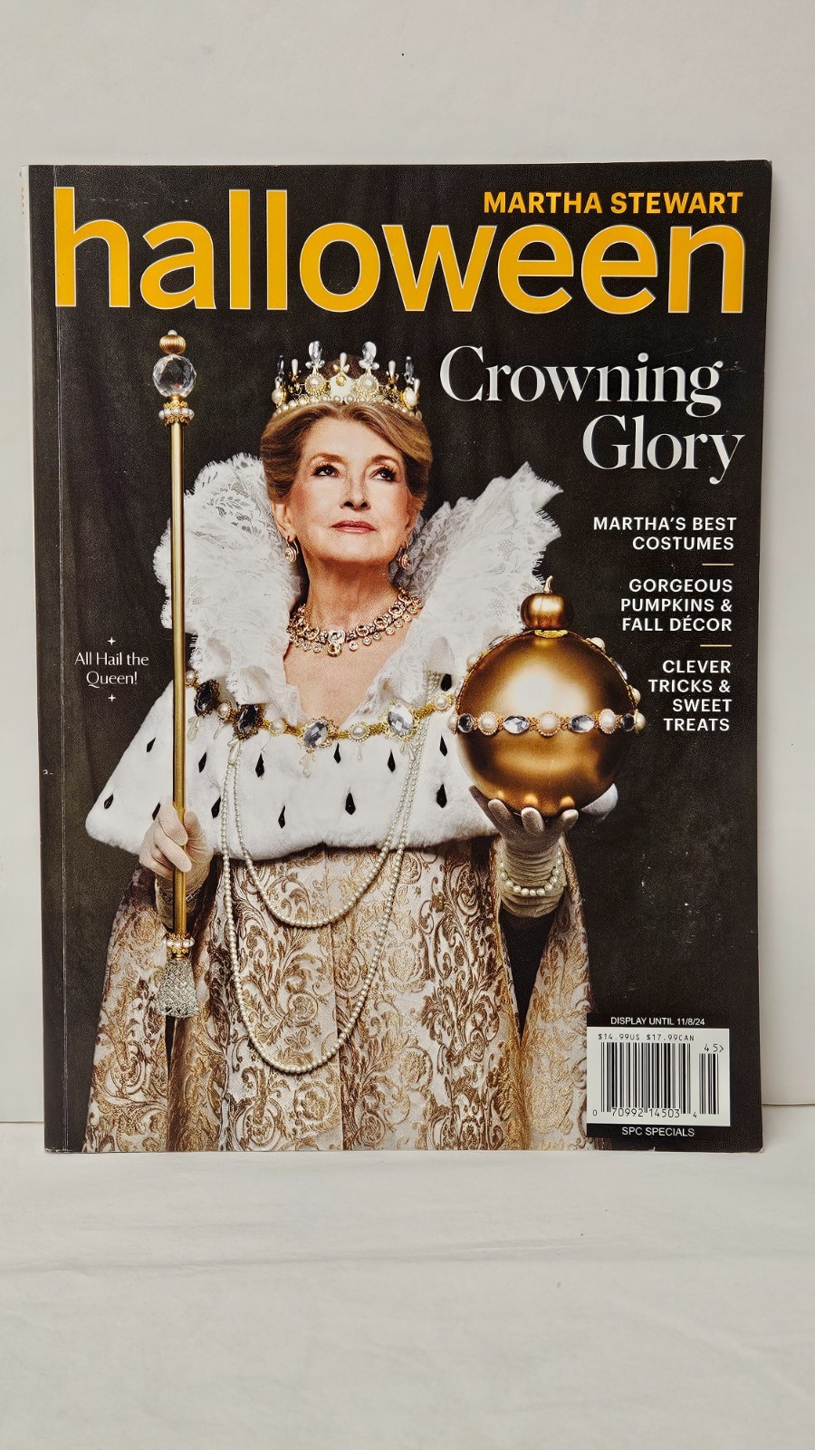 Martha Stewart Halloween November 2024 Magazine Crowning Glory Best Costumes
