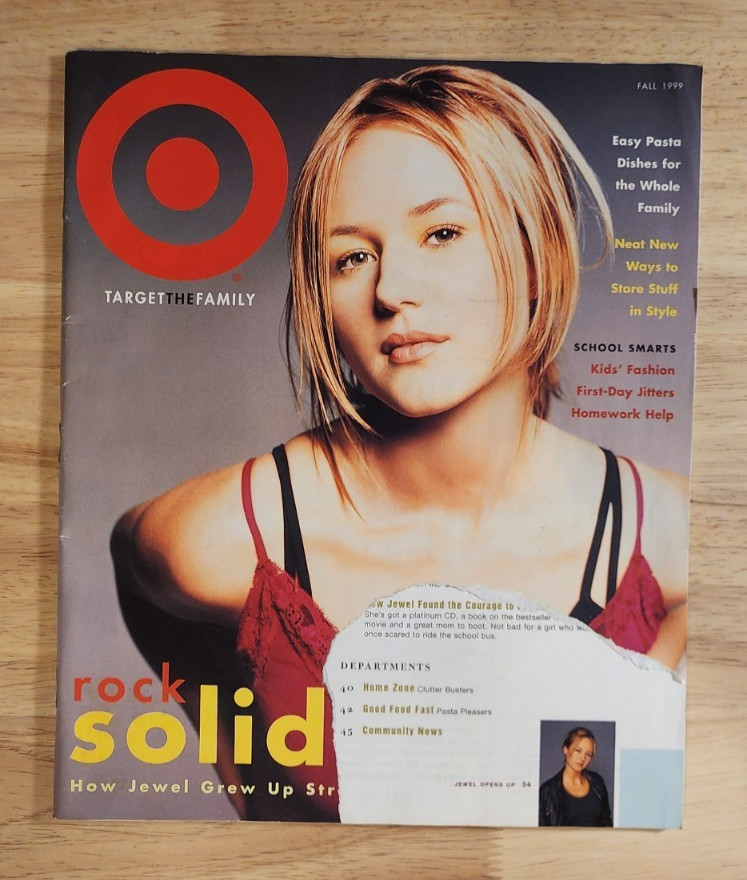 TARGET THE FAMILY MAGAZINE FALL 1999, JEWEL FRONT COVER