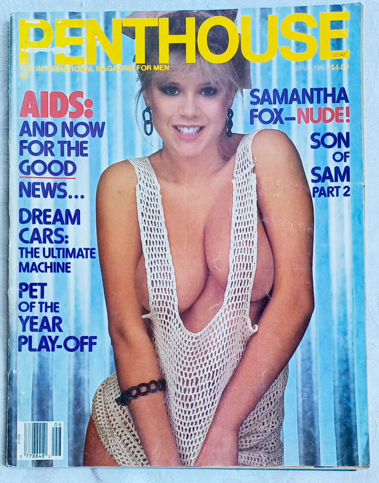 Penthouse Magazine Samantha Fox June 1987 complete VERY GOOD CONDITION Q1