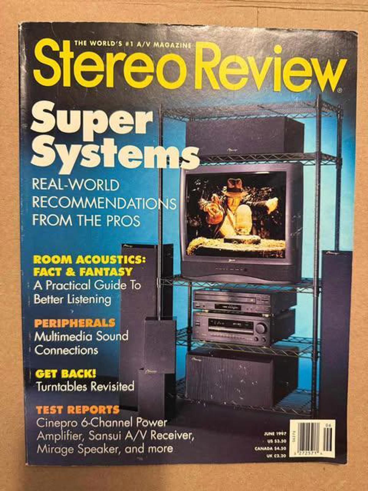 Stereo Review June 1997 Vintage Magazine