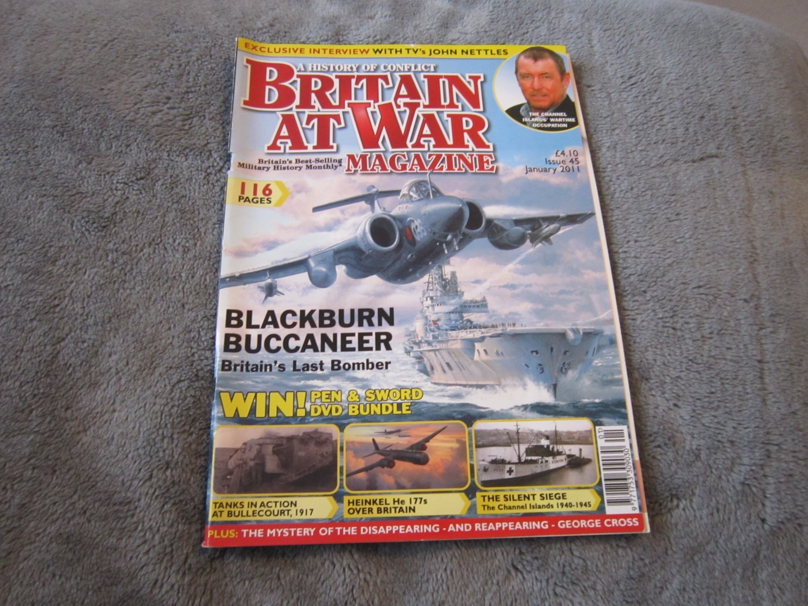Britain at war magazine ,January 2011 ,issue 45 ,Blackburn Buccaneer last bomber