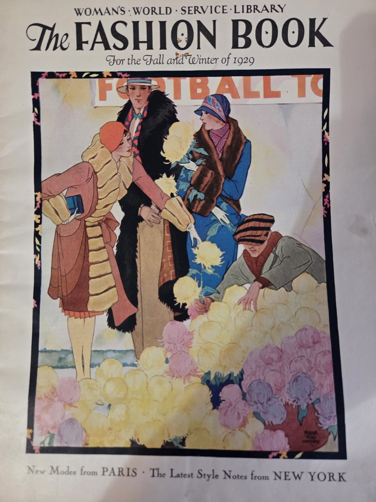 Woman’s World Service Library Magazine Book 1929 Art Deco Ephemera Vintage