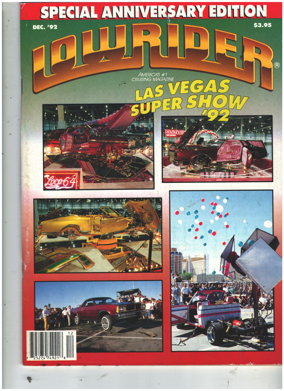 Vintage Lowrider Magazine DECEMBER 1992