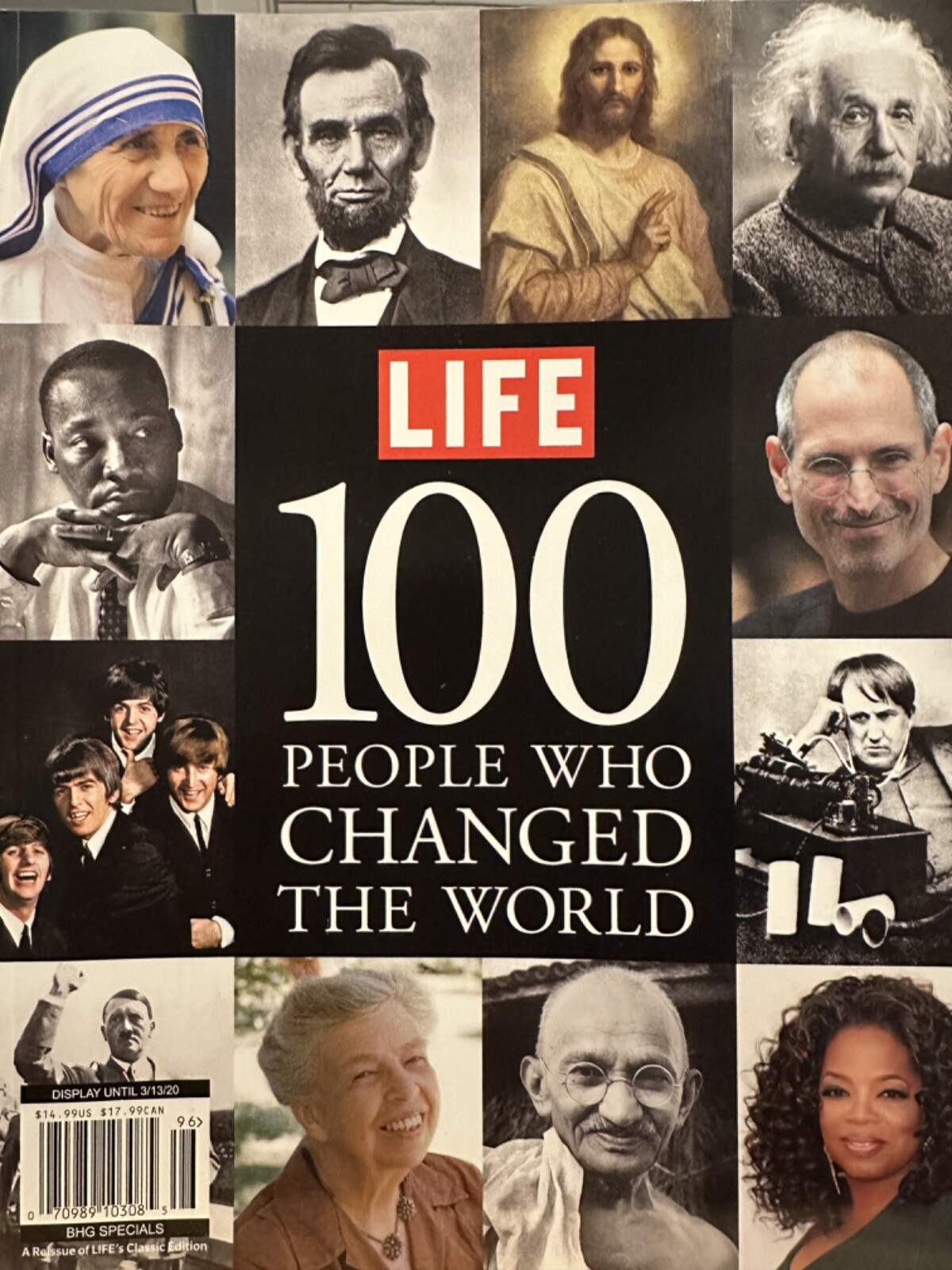 100 People Who Changed The World Life Magazine 2020 Oprah Jesus Ghandi