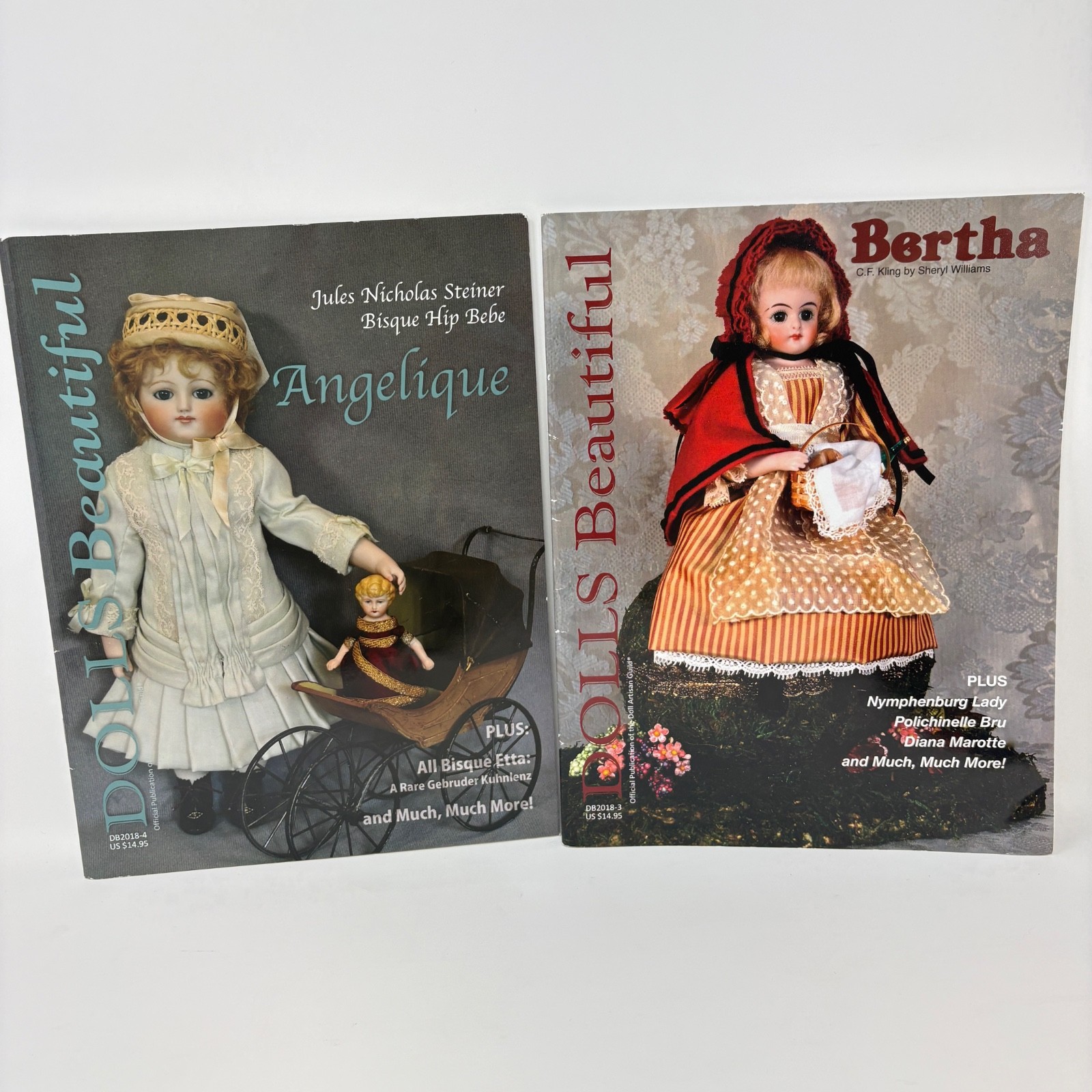 Set of 2 Dolls Beautiful Magazines from 2018