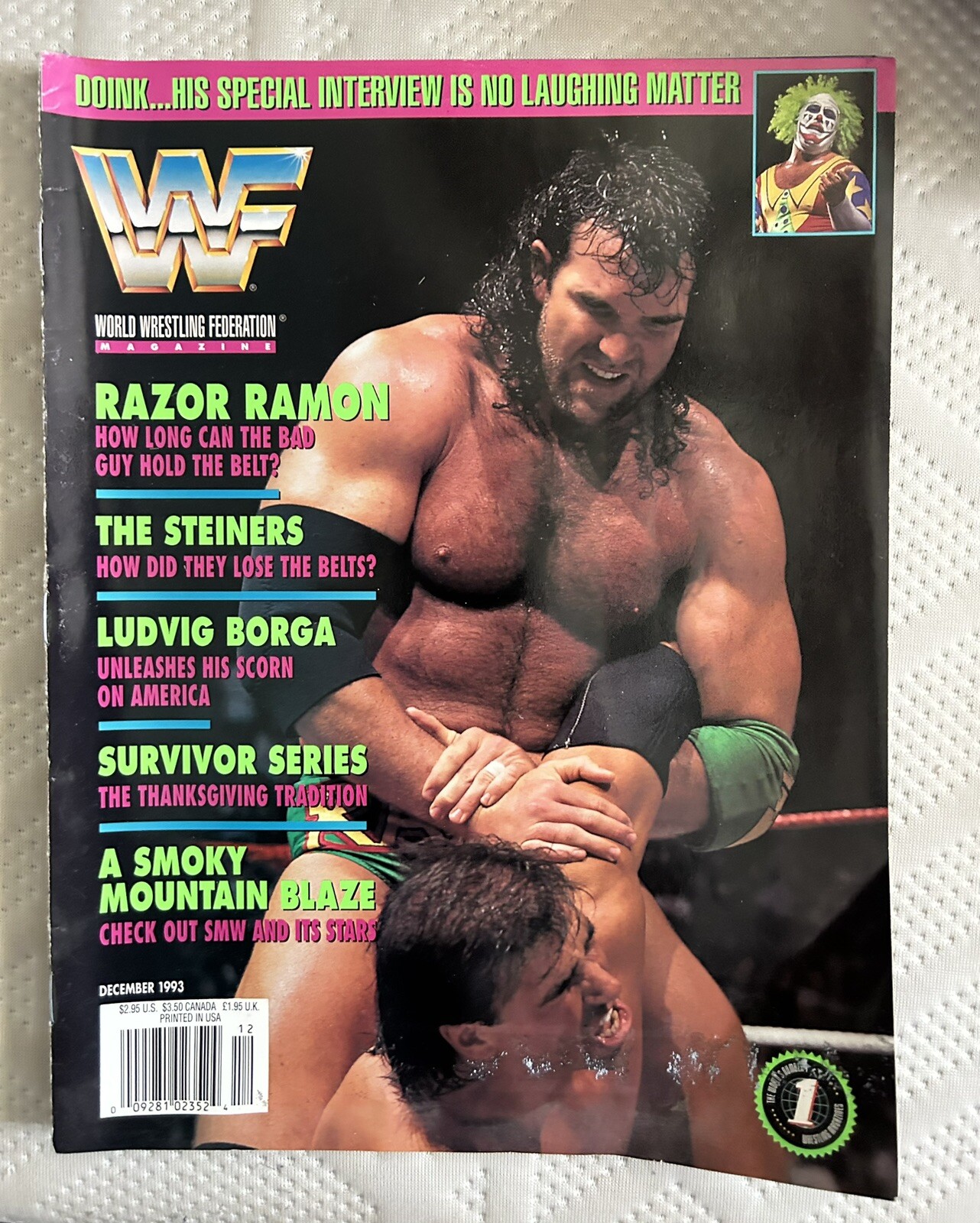 WWF Magazine December 1993 Razor Ramon – **Please Read**