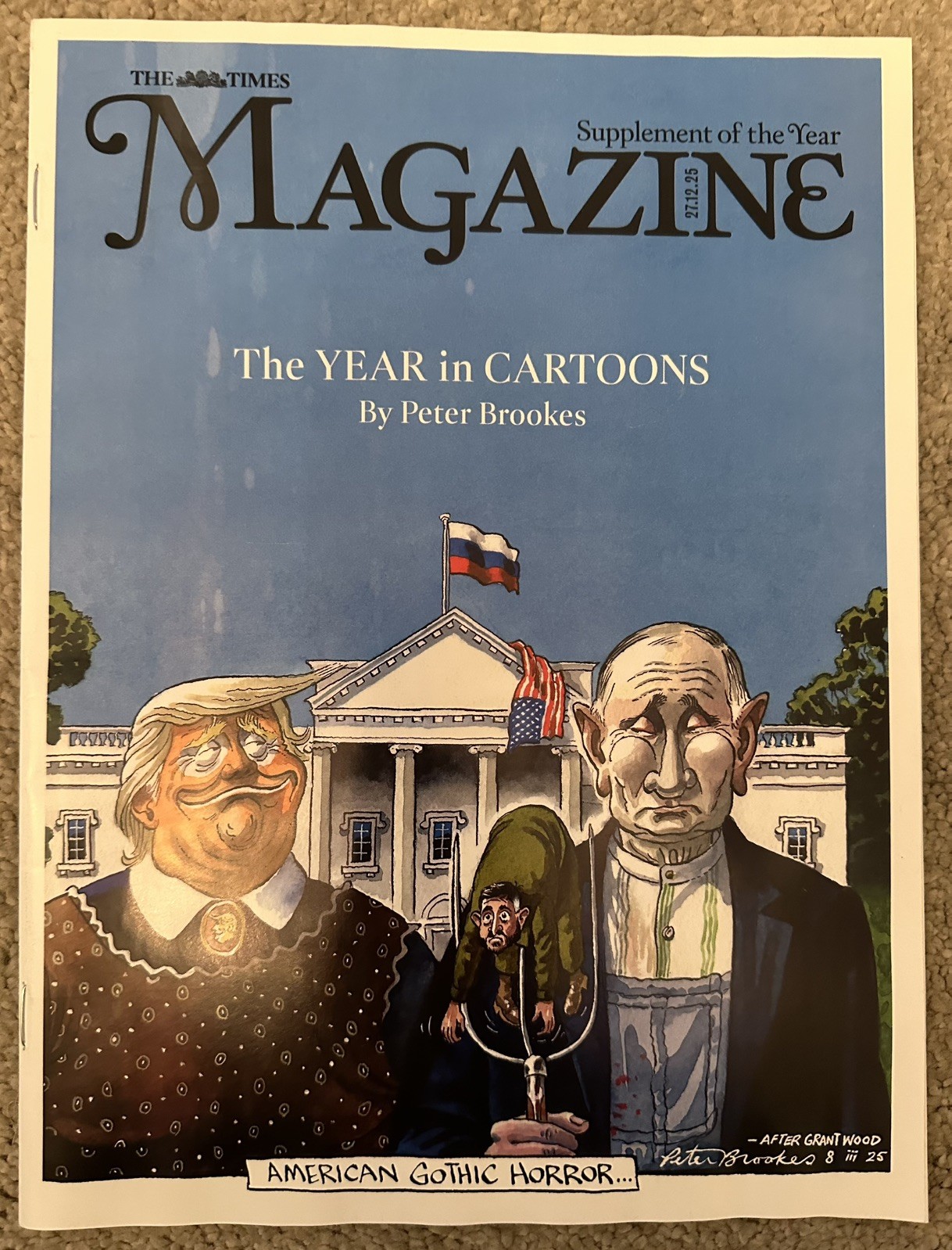 The Times Magazine 27th December 2025 27/12/25 The Year In Cartoons
