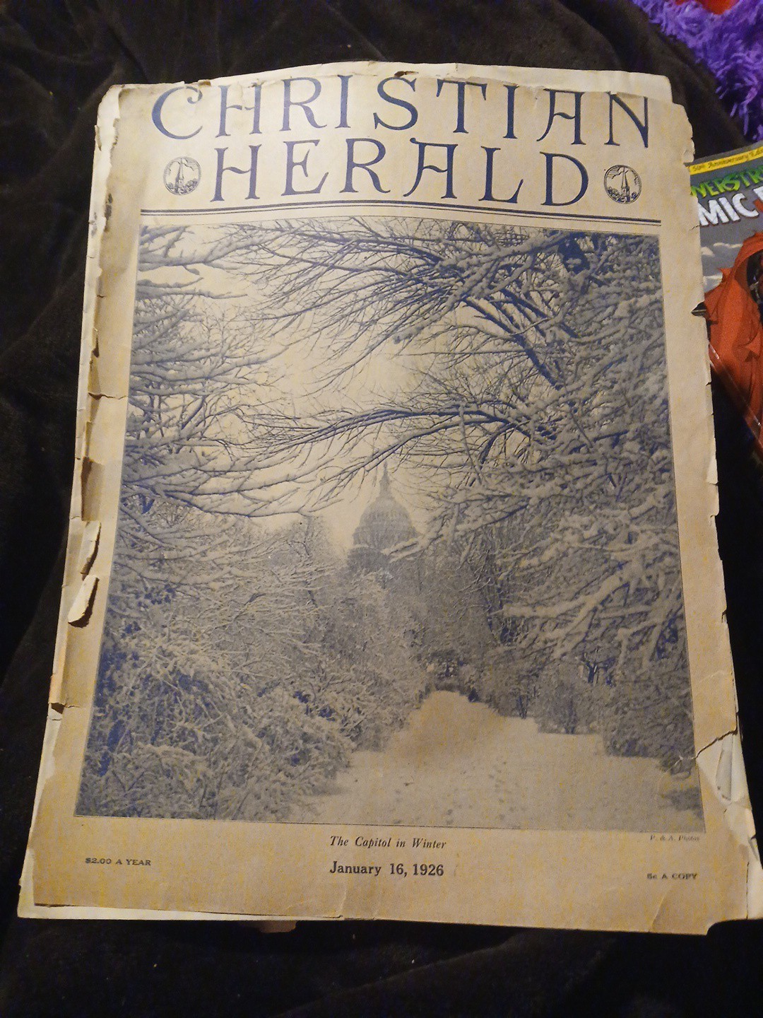 The Christian Herald January 16 1926 The Capital In Winter Religious Magazine