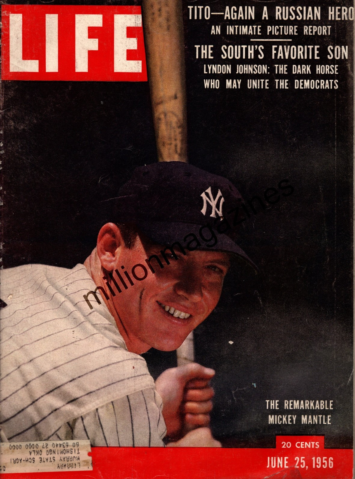1956 Life June 25 – Mickey Mantle