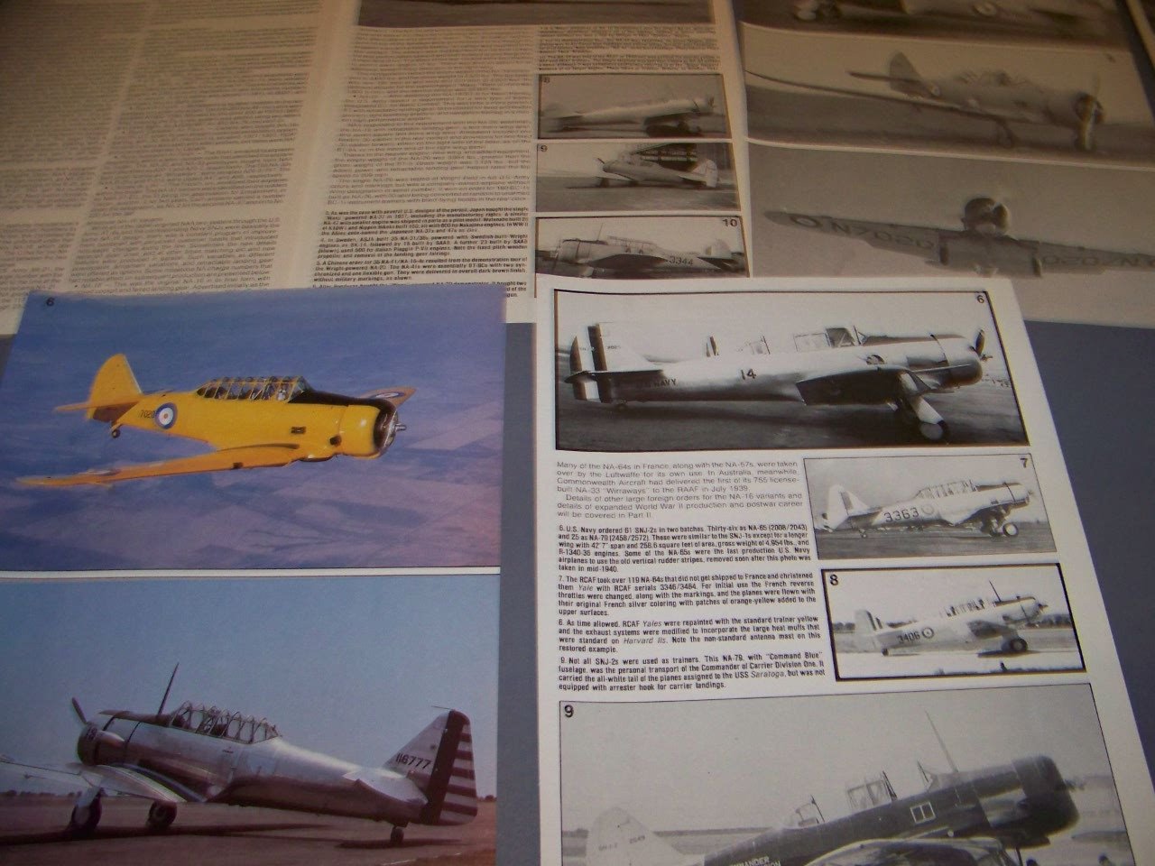 N.A. T-6 TEXAN «THUNDERING TEXAN» (PART 1)..HISTORY/PHOTOS/DETAILS..RARE! (480J)
