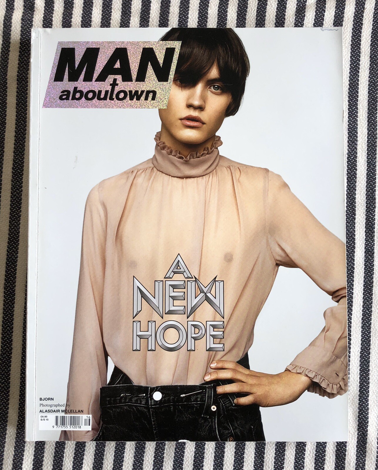 MAN ABOUT TOWN Magazine S/S 2015,Bjorn Winiger by Alasdair McLellan NEW.
